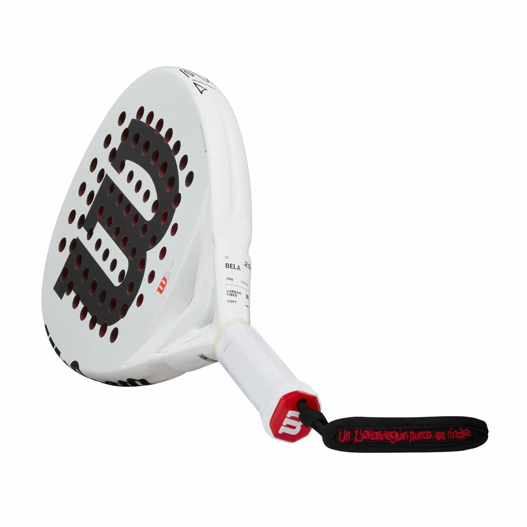 Wilson Bela LT V2.5 Padel Rakieta, włókno węglowe/EVA, 355 g, biała