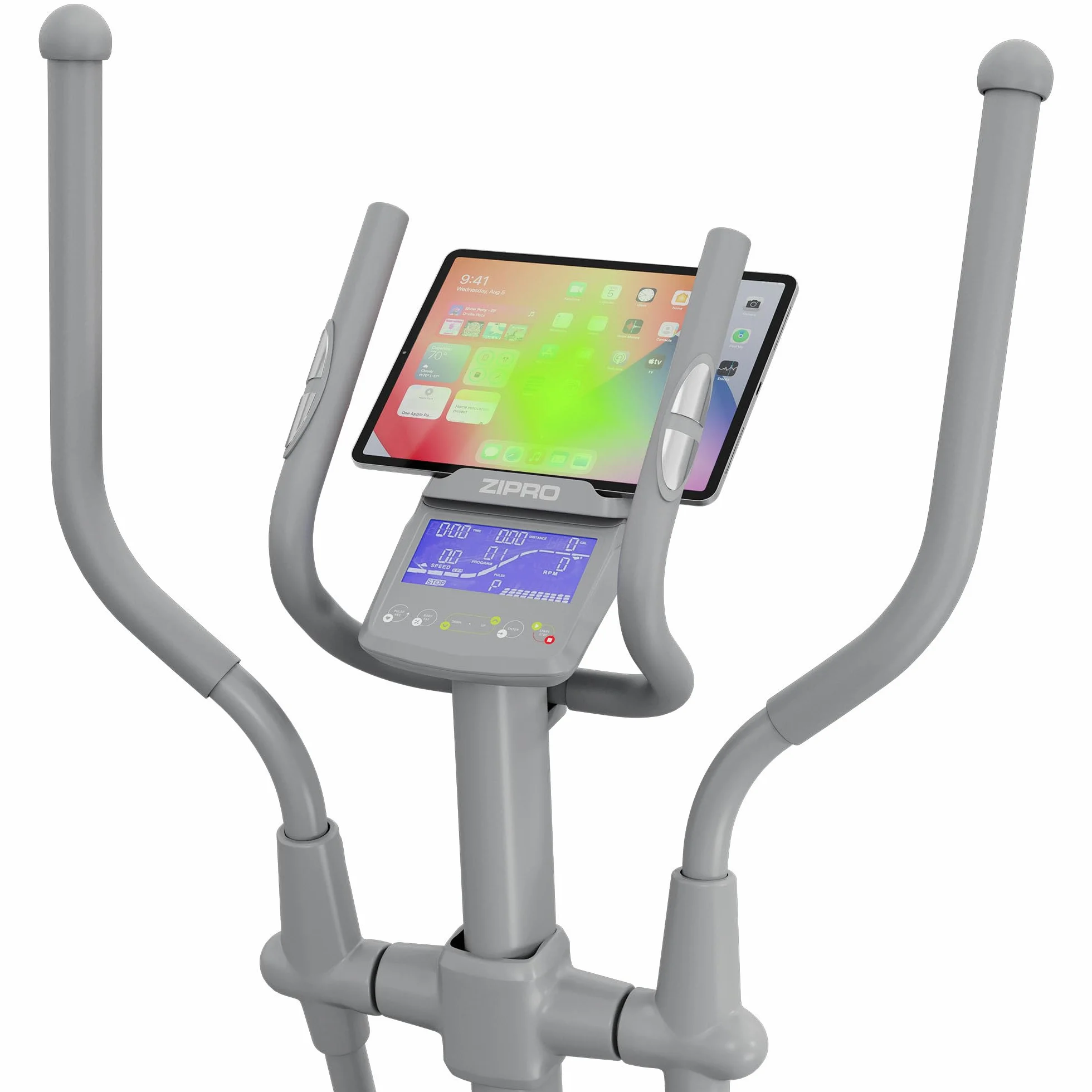 ZIPRO Wave | Orbitrek | Czarny / Biały | Orbitrek do użytku domowego| Urządzenie do treningu cardio | Urządzenie do ćwiczeń | Trenażer domowy | 32 poziomy oporu | Bluetooth