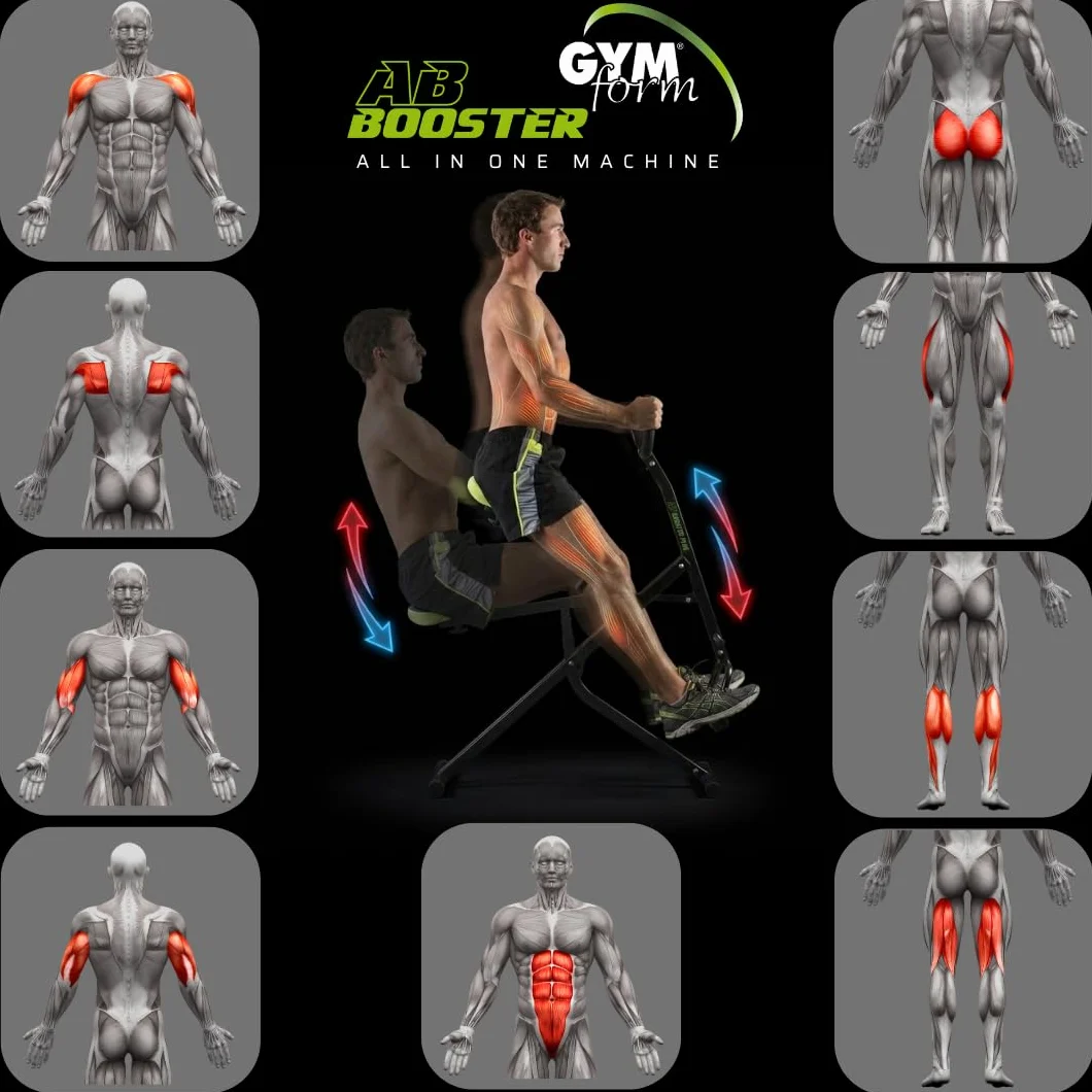 GYMFORM AB Booster, urządzenie treningowe do mięśni brzucha ramion, pleców i pośladków