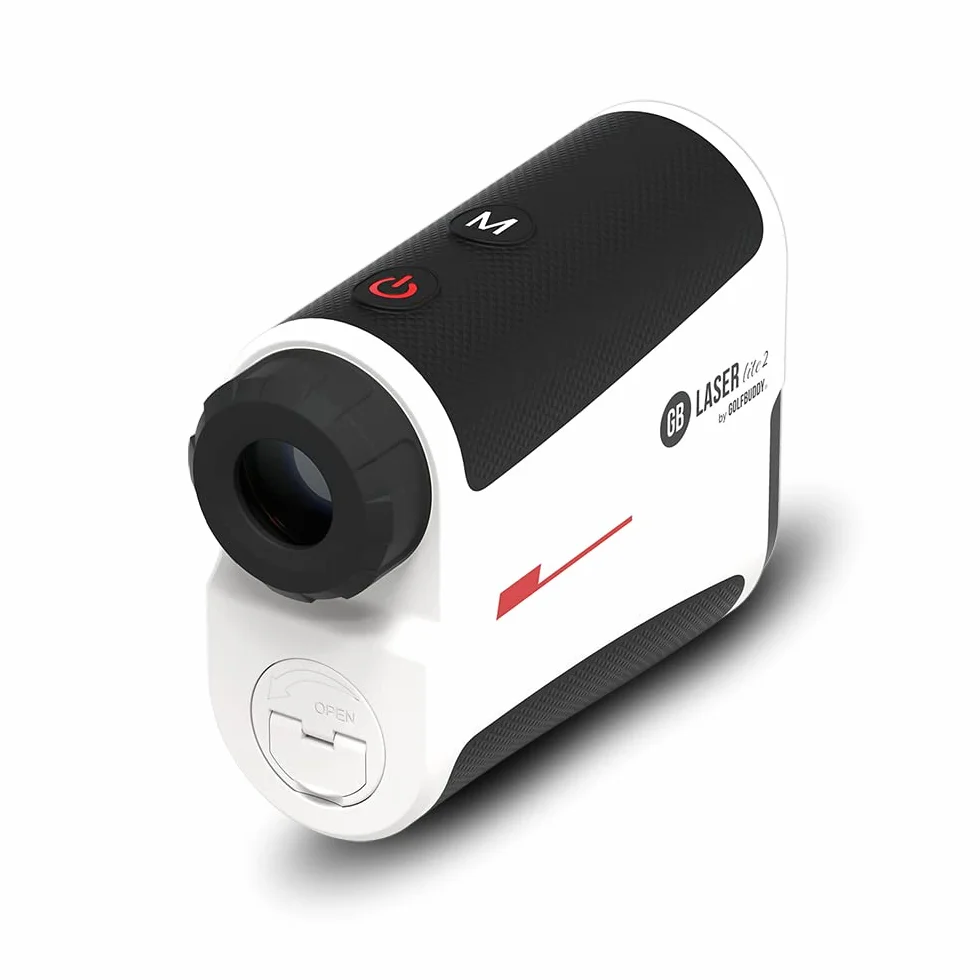GolfBuddy Dalmierz GB LASER Lite 2 z funkcją włączania/wyłączania nachylenia — 800 jardów z futerałem