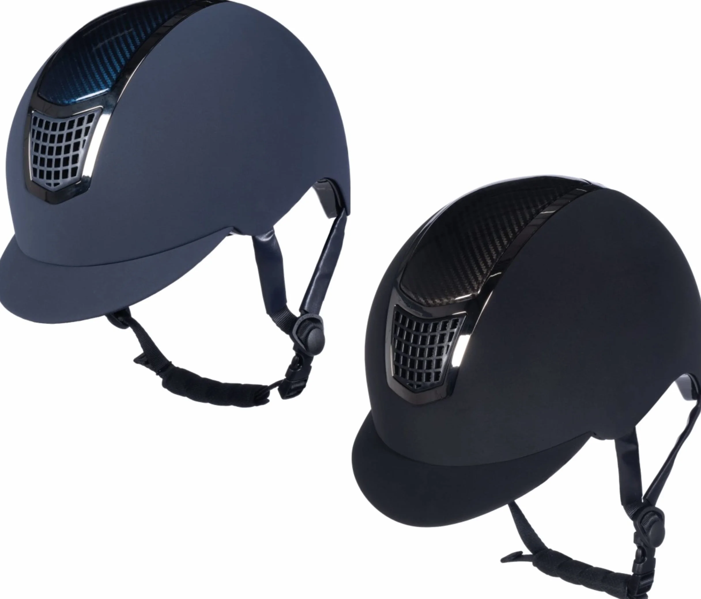 HKM Carbon Professional kask jeździecki Dunkelblau 56-58 cm