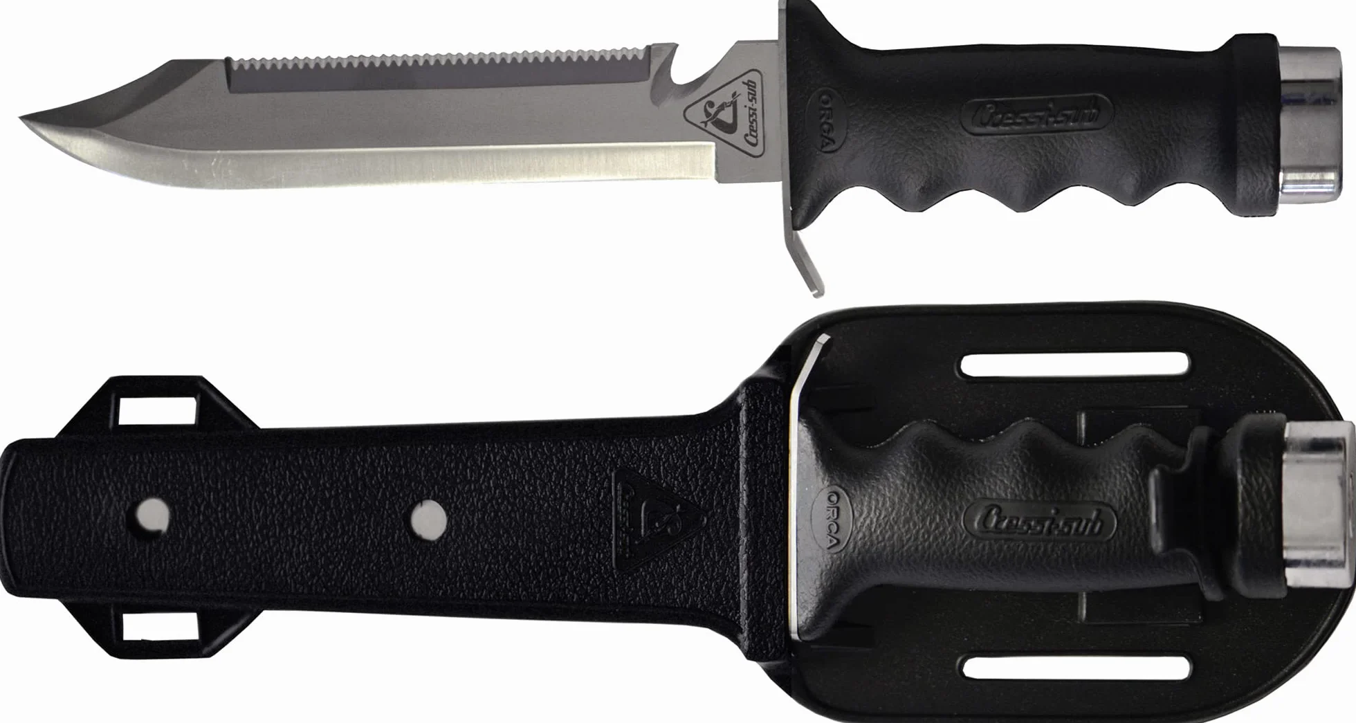 Cressi Orca Knife Nóż Do Nurkowania 30 cm Czarny