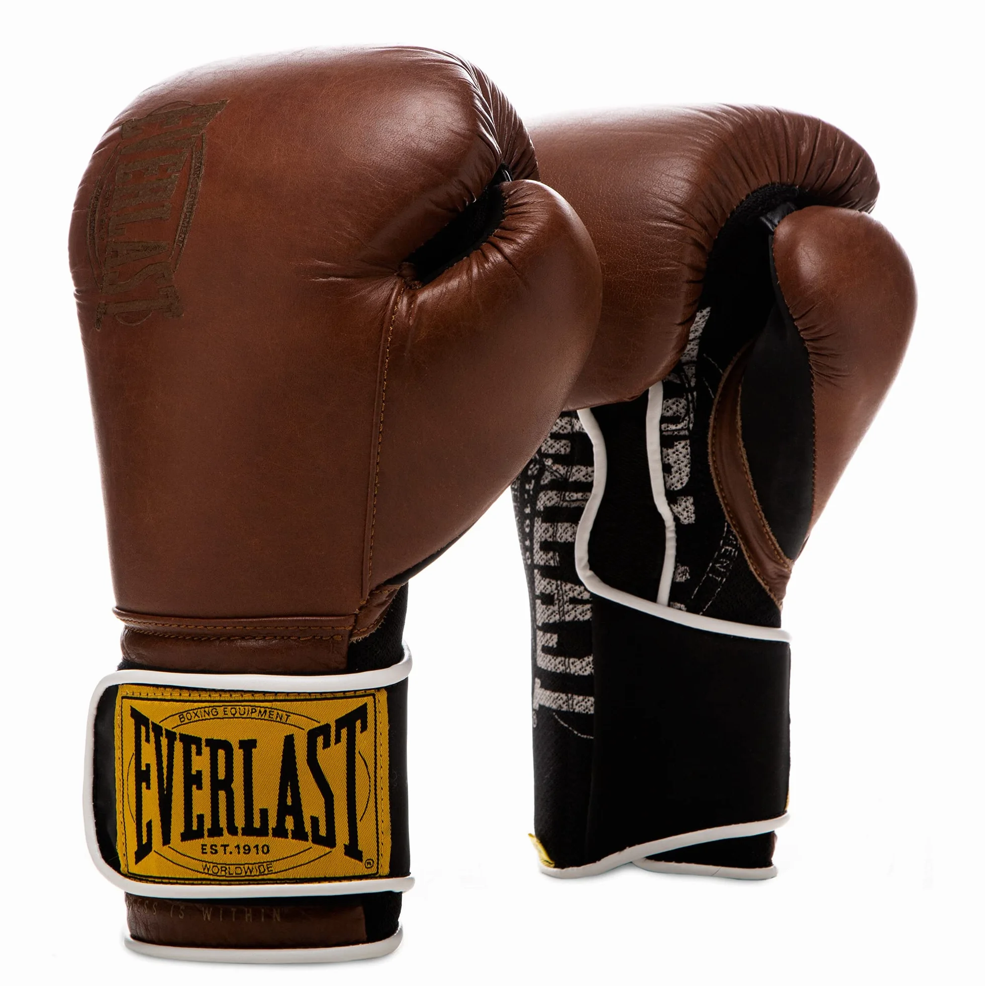 Everlast 1910 Rękawice bokserskie, zaawansowane rękawice dla mężczyzn i kobiet, haczyk i pętelka z potrójną pianką i podparciem nadgarstka, do zapobiegania urazom, trening ciężkich toreb i speedbagów