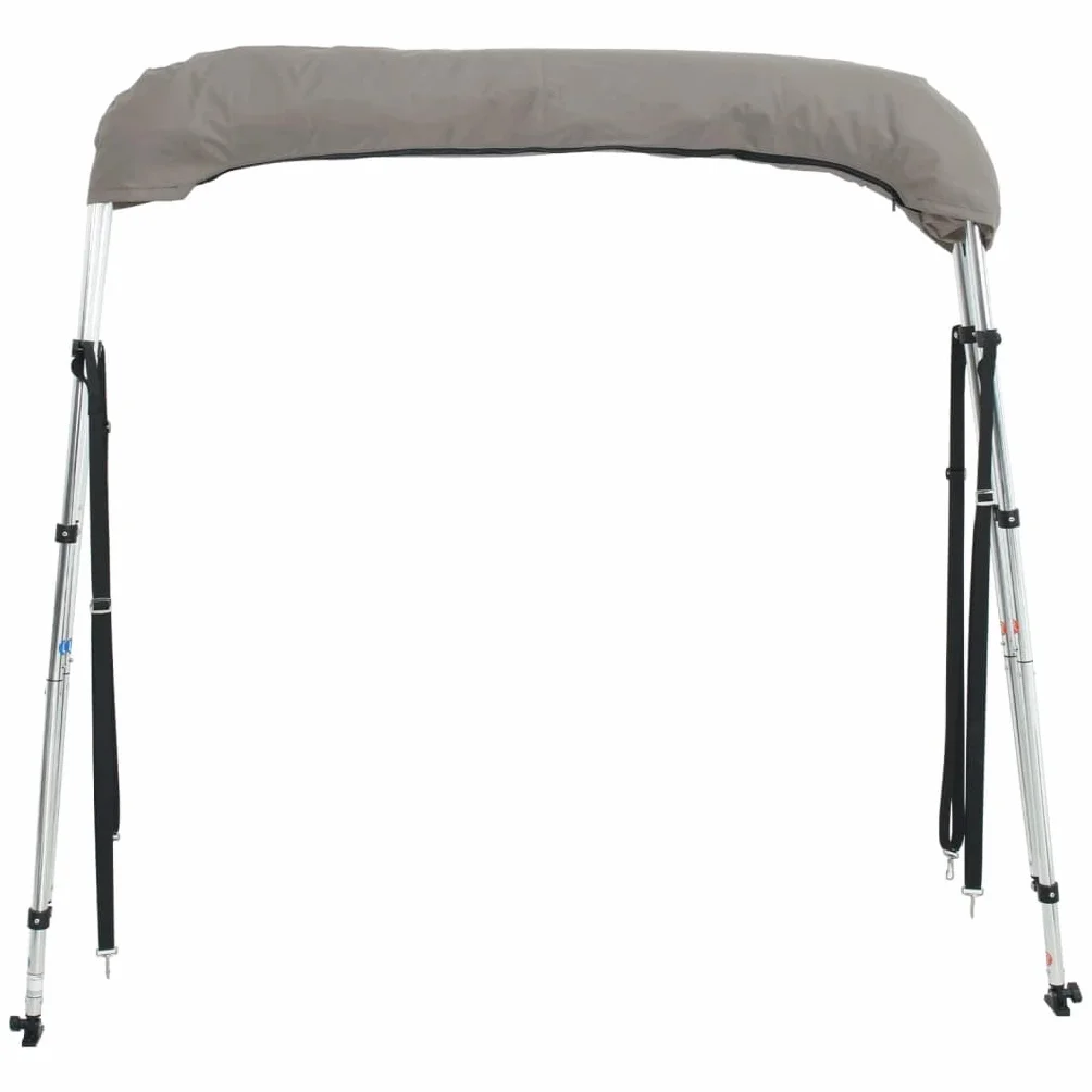 vidaXL Daszek bimini ze ściankami, 3 pałąki, 183x(170-182) x137 cm, daszek do łodzi, bimini do łodzi, daszek bimini, daszek do łódki