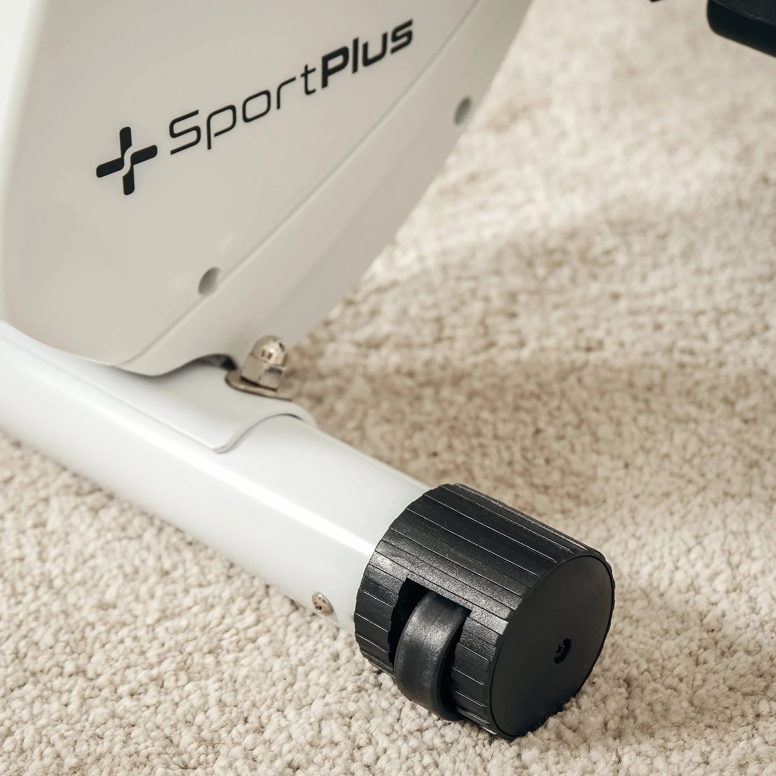 SportPlus składany rower treningowy do domu, opcjonalnie ze sterowaniem za pomocą aplikacji, oparciem, pomiarem tętna, oporem ręcznym lub sterowanym komputerowo, X Bike zajmuje mało miejsca składany