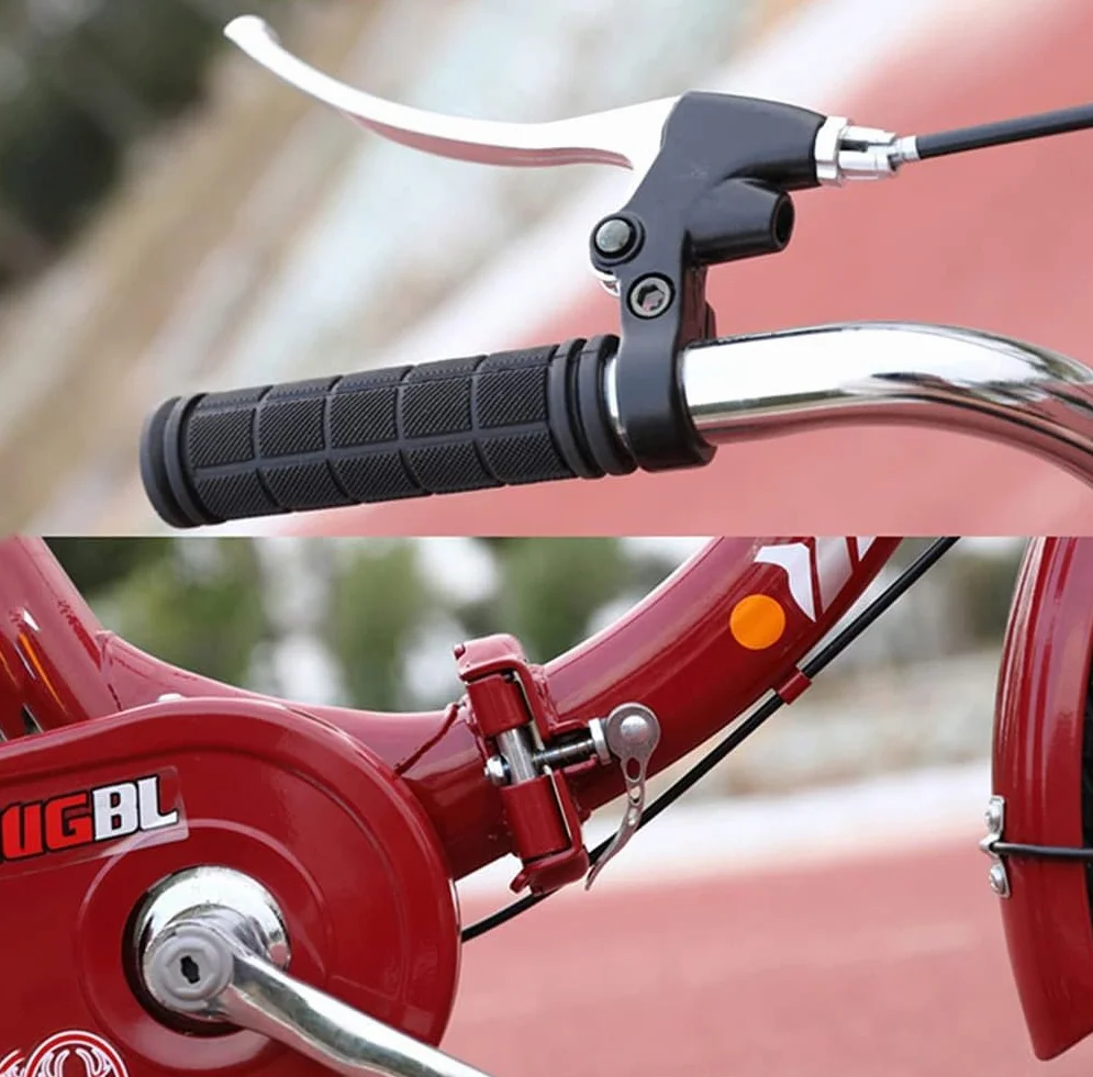 Rowery typu Cruiser dla dorosłych 20-calowy rower Trikr Duży kosz na zakupy, składane rowery trójkołowe z tylnym siedzeniem - na zakupy i ćwiczenia rekreacyjne