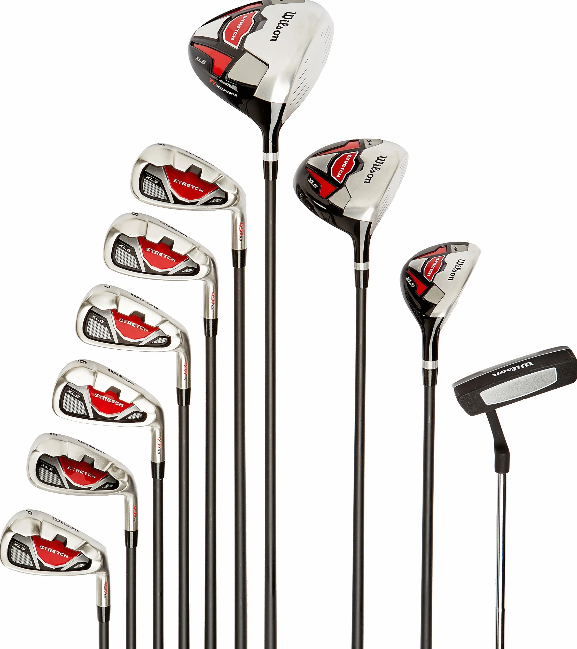 Wilson zestaw klubów golfowych 10 klubów ze stójką