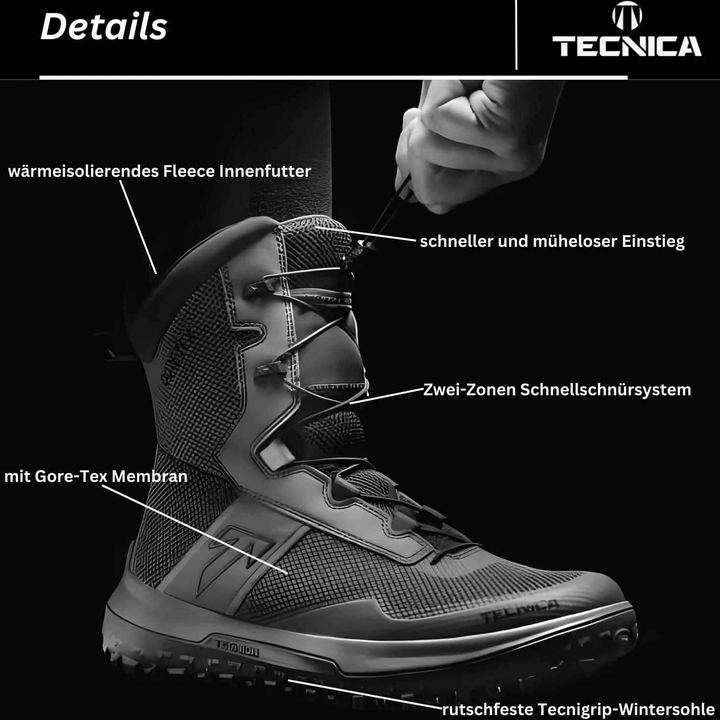 Moon Boot Tecnica Argos GTX męskie buty zimowe