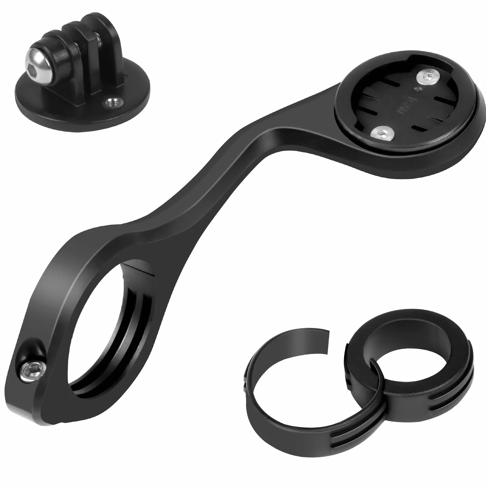 Uchwyt na komputer rowerowy, regulowany przedni uchwyt kompatybilny z Igs Gps Gopro Garmin Edge akcesoria rowerowe do roweru szosowego MTB Bike uchwyt na kierownicę do komputera rowerowego