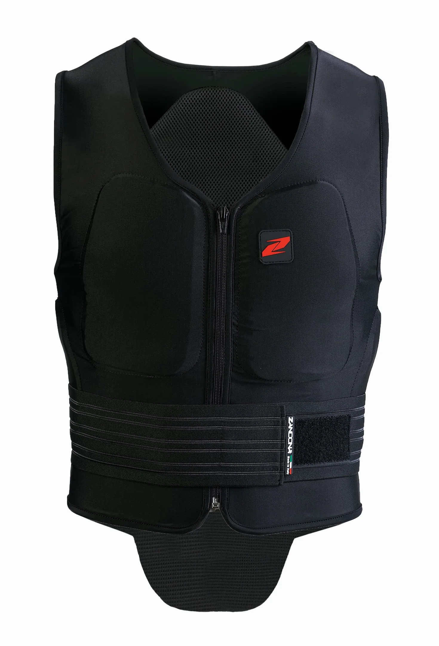 Zandonà Soft Vest PRO x7 (Wysokość 168-177cm, talia 78-85cm), Kamizelka Ochronna Jazda konna Unisex Dorosły, Unisex Czarny), S
