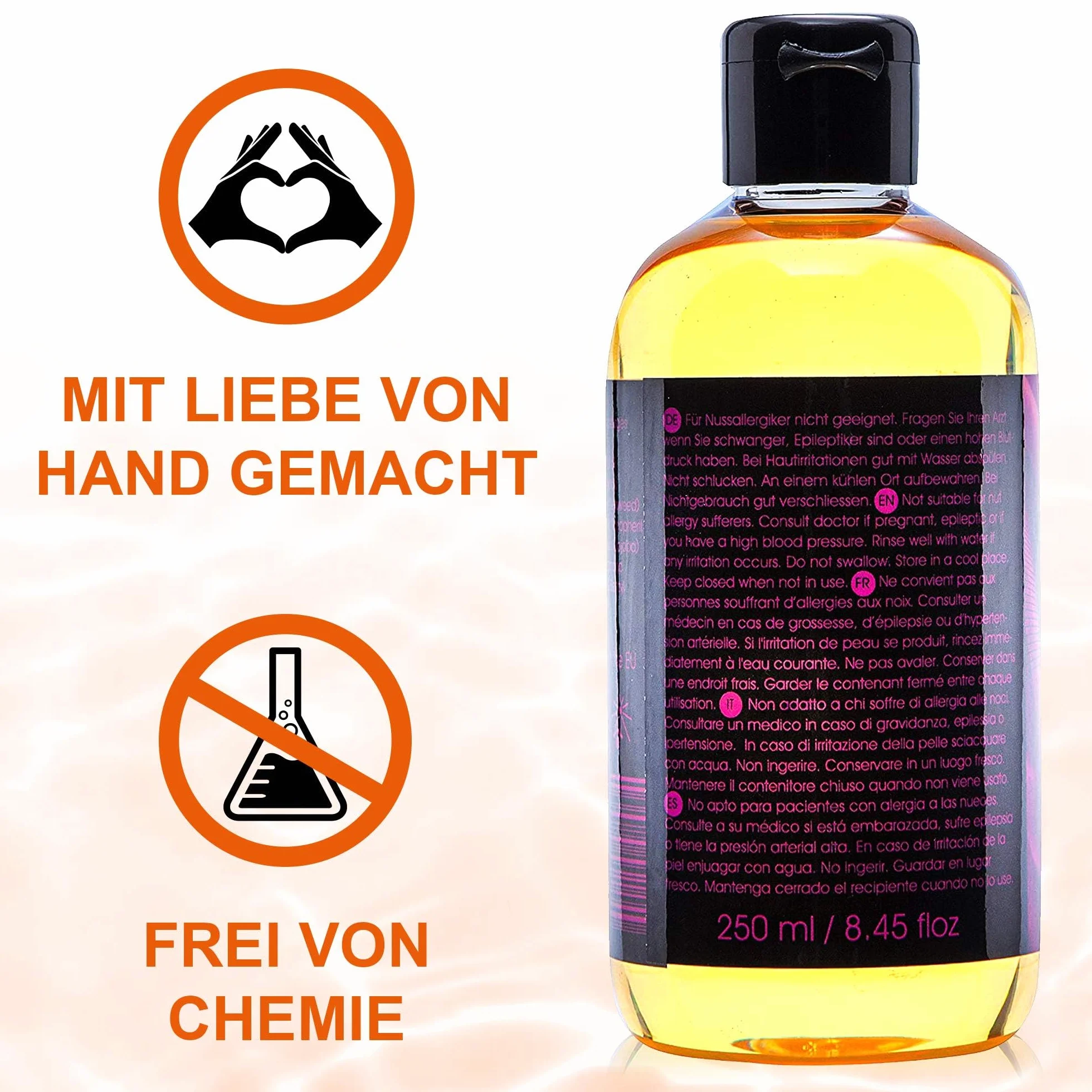 nuru; wielokolorowy; oil; e30566; sensual; erotyczne; olejki; masażu; 7640155980340; masaż; wellness