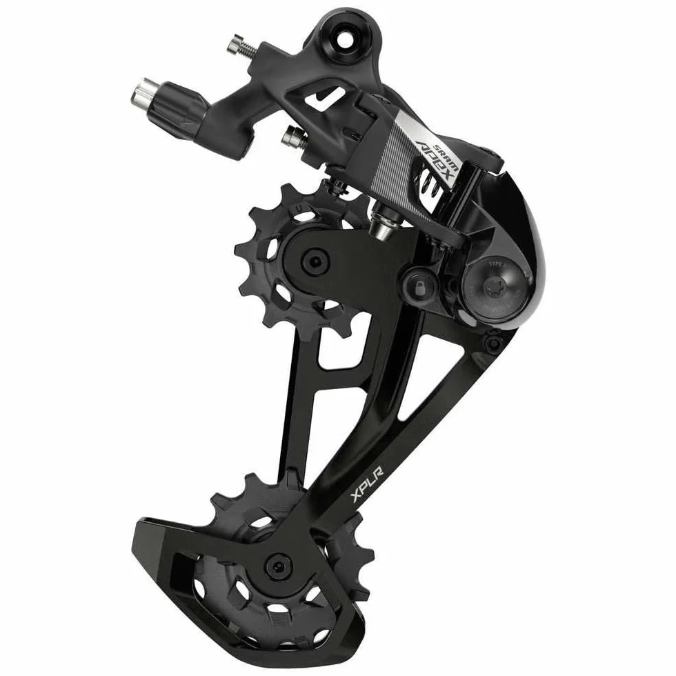 SRAM Apex XPLR Przerzutka tylna - 12-biegowa, średnia klatka, maks. 44t, czarna, D1