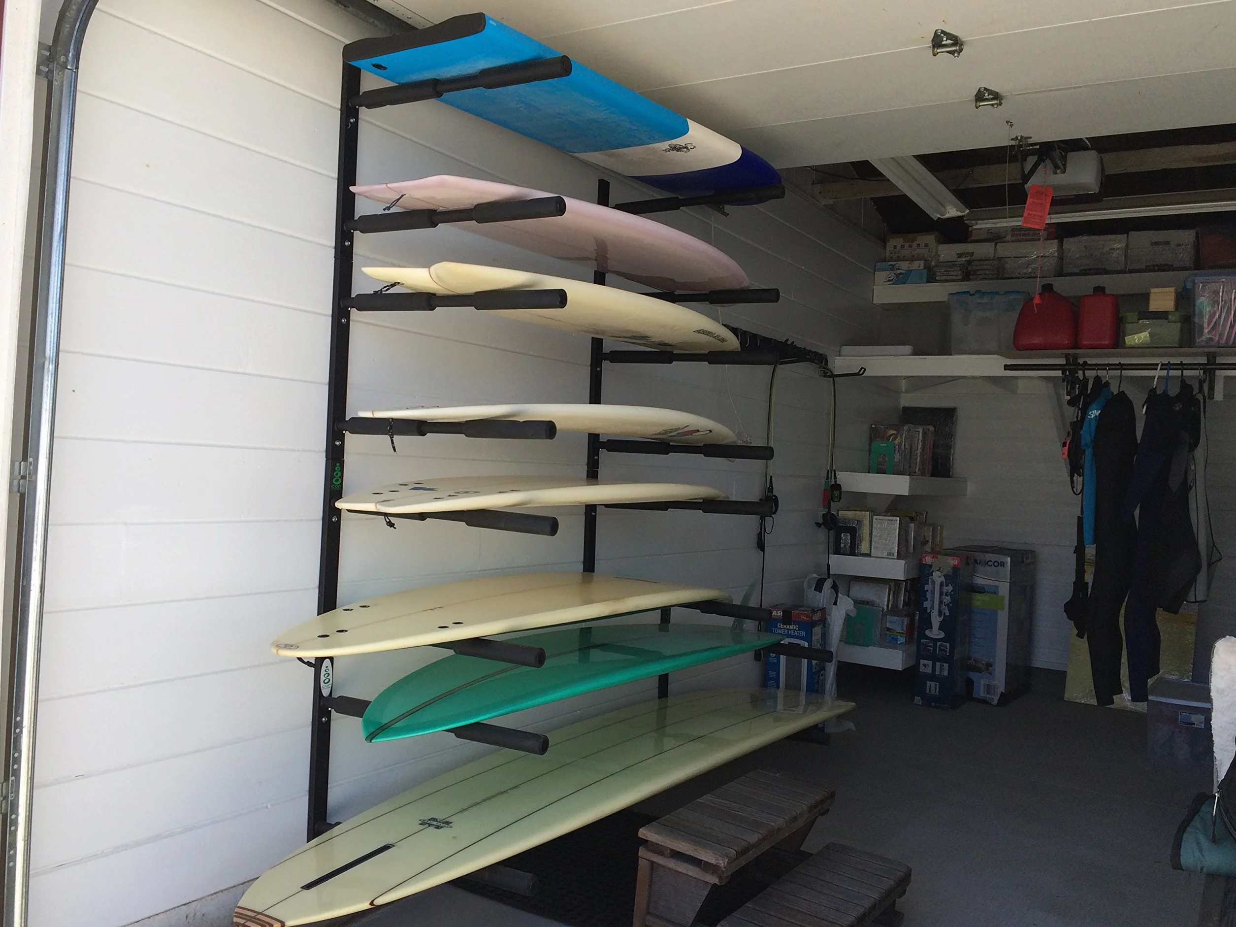 COR Surf Podwójna deska surfingowa Rack | wysokowydajny uchwyt ?cienny SUP do deski paddleboardowej lub surfingowej SUP i longboard