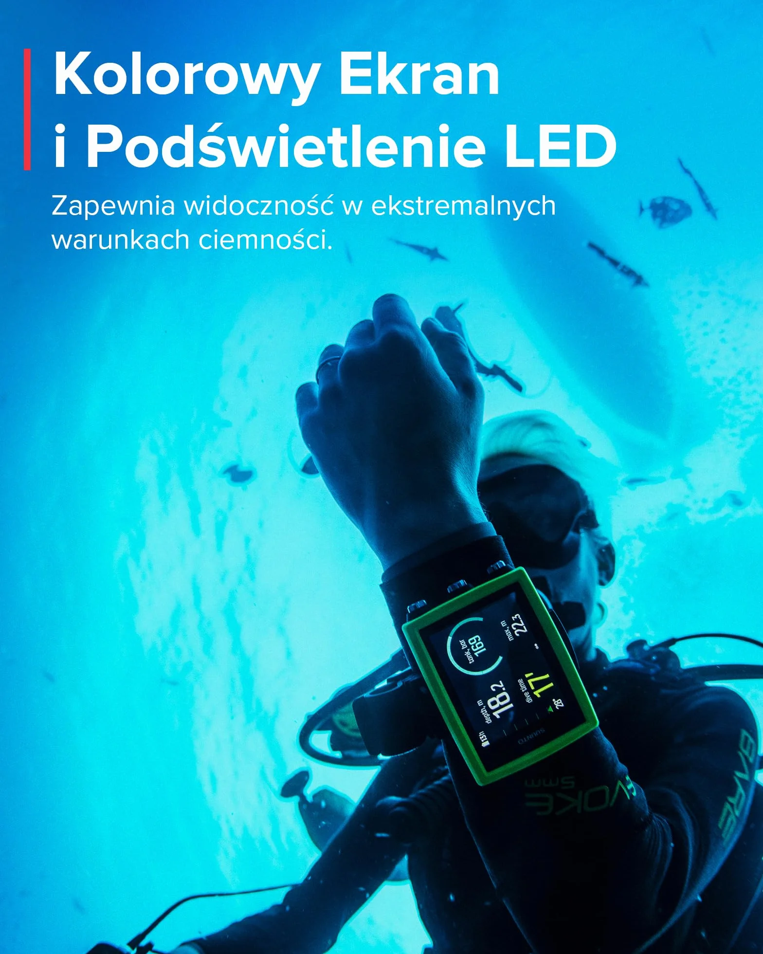 SUUNTO SS023081000 Zegarek do Nurkowania Dive Eon Core White, Biały, Uni Eu