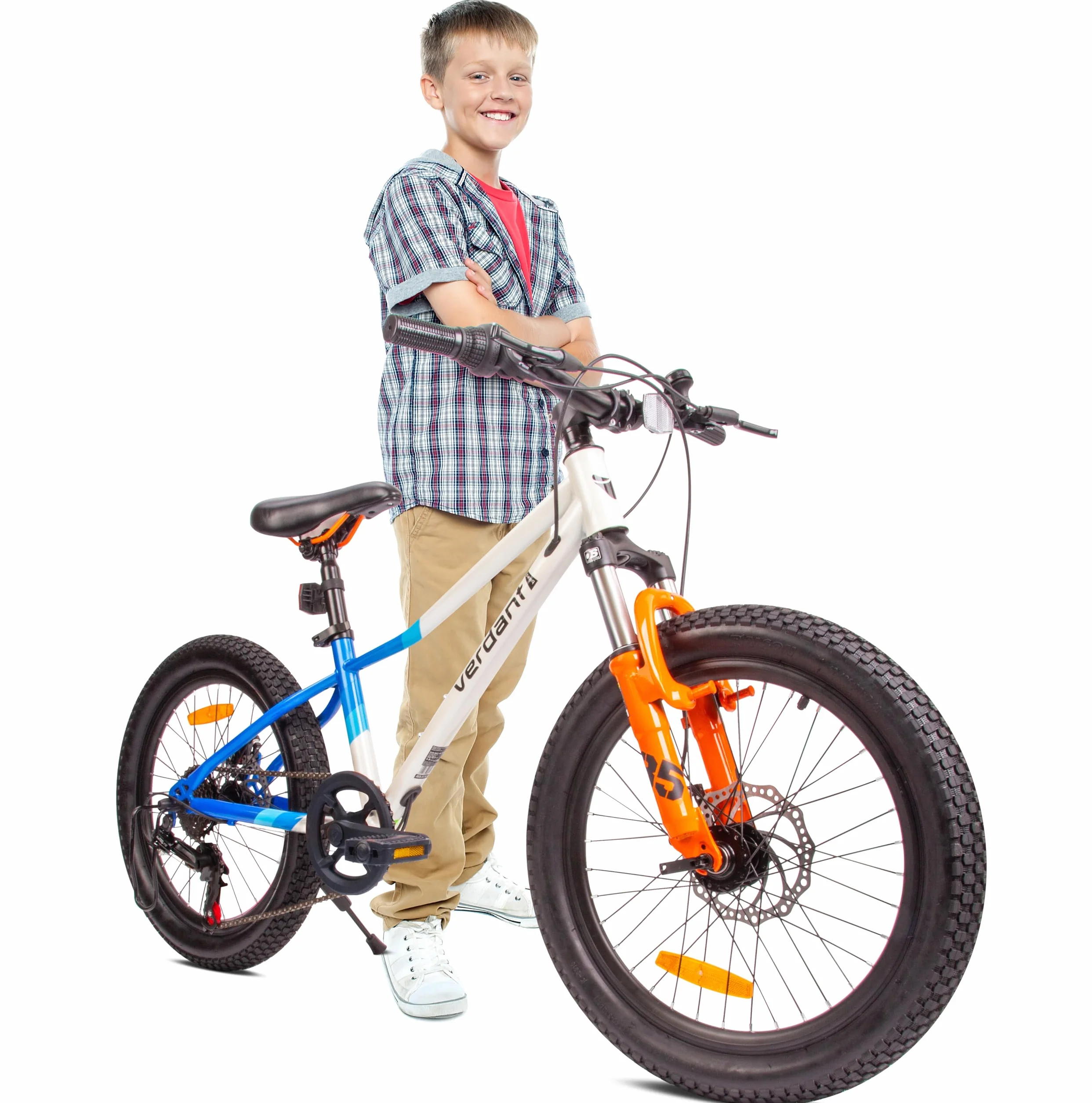 Rower chłopięcy Verdant Bike 20 24 cale, przerzutka Shimano Tourney TY21, lekki, rama stalowa, wolnobieg rzędowy ATA