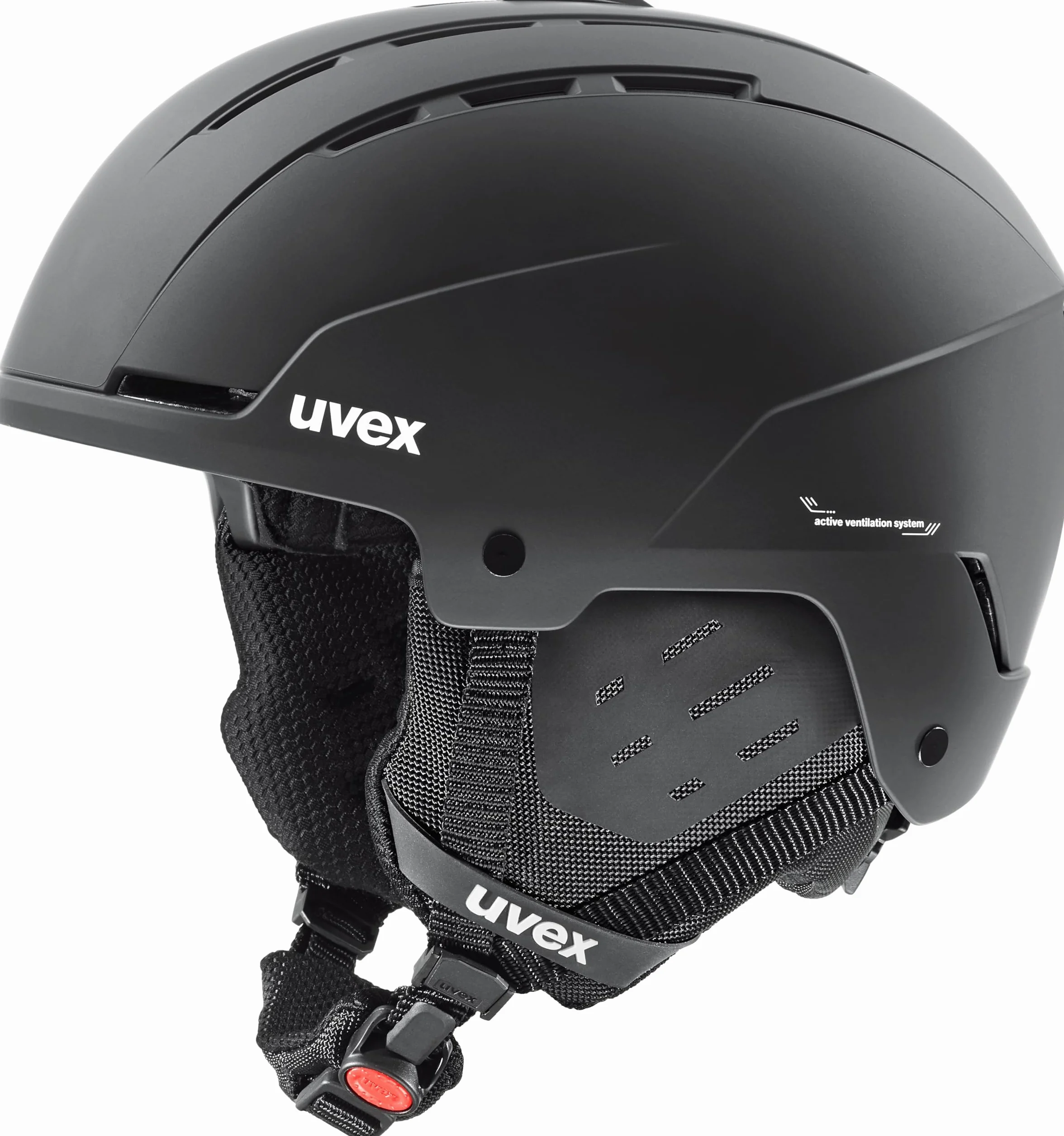 uvex stance, Kask narciarski unisex-dorosły, black matt, 58-62 cm