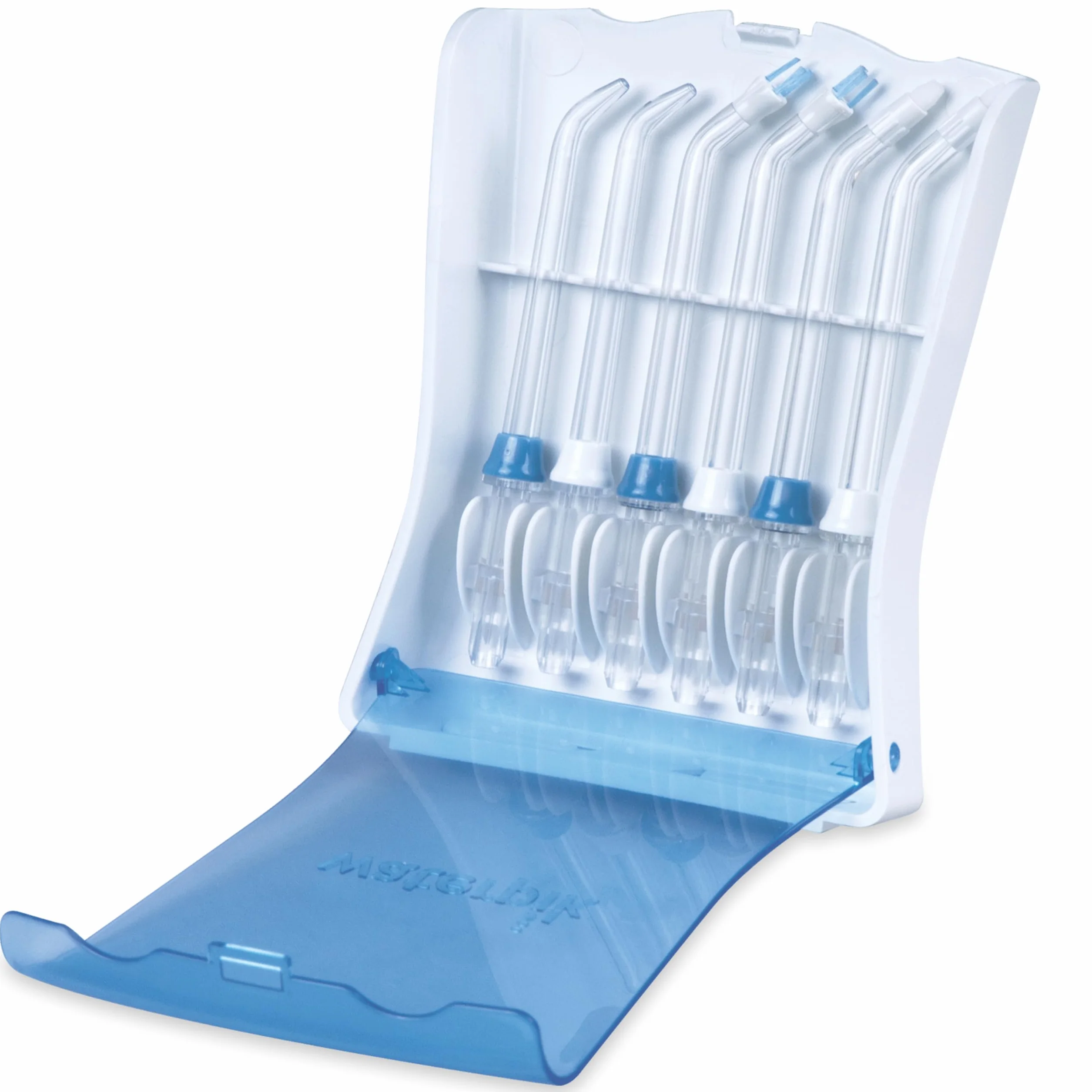 Waterpik, Zestaw 6 Końcówek Wymiennych do Irygatora Waterpik, Klasyczne, Ortodontyczne, do Uzupełnień Protetycznych, Poręczne, Higieniczne Etui