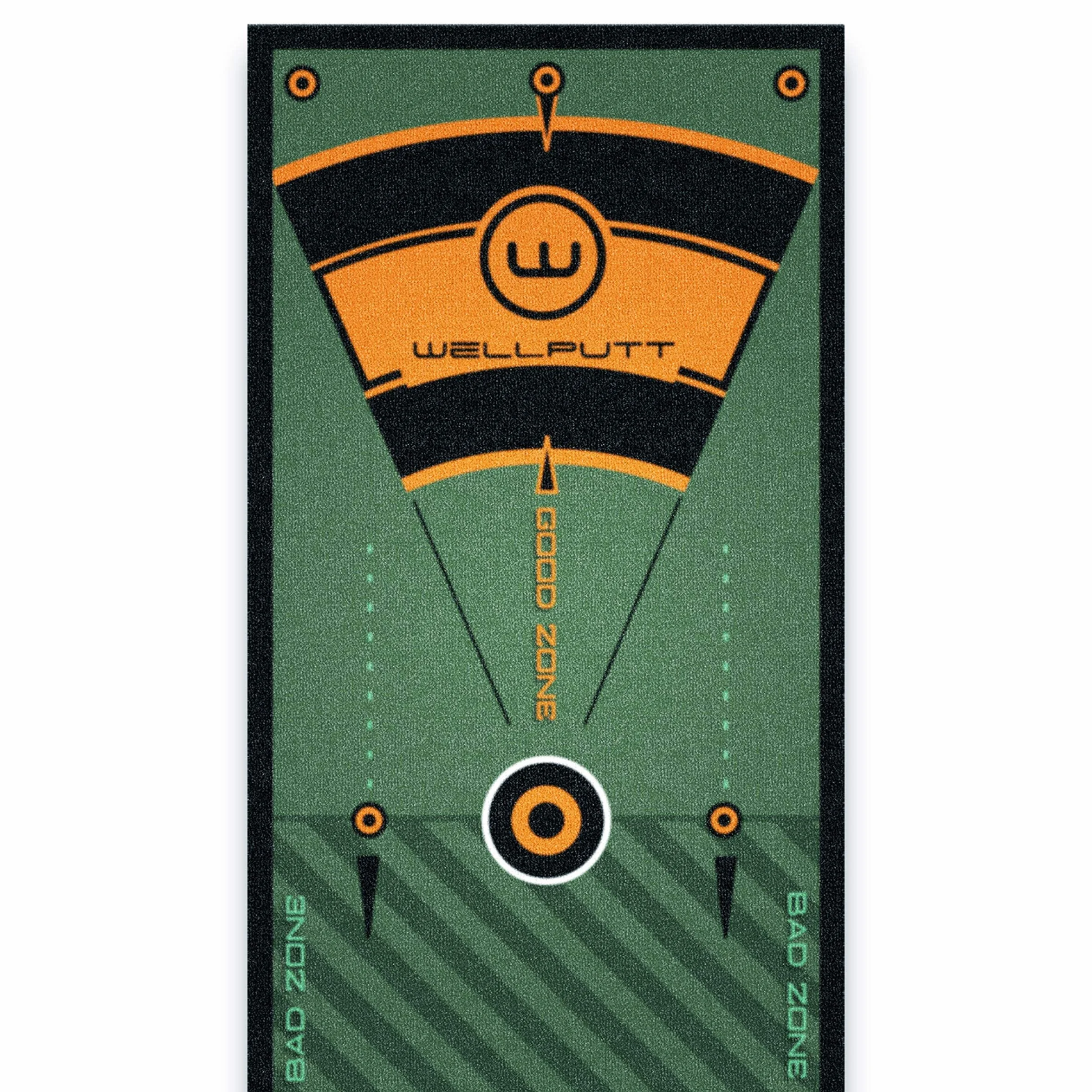 WELLPUTT - Golf Putting Mata - 3m Zielony