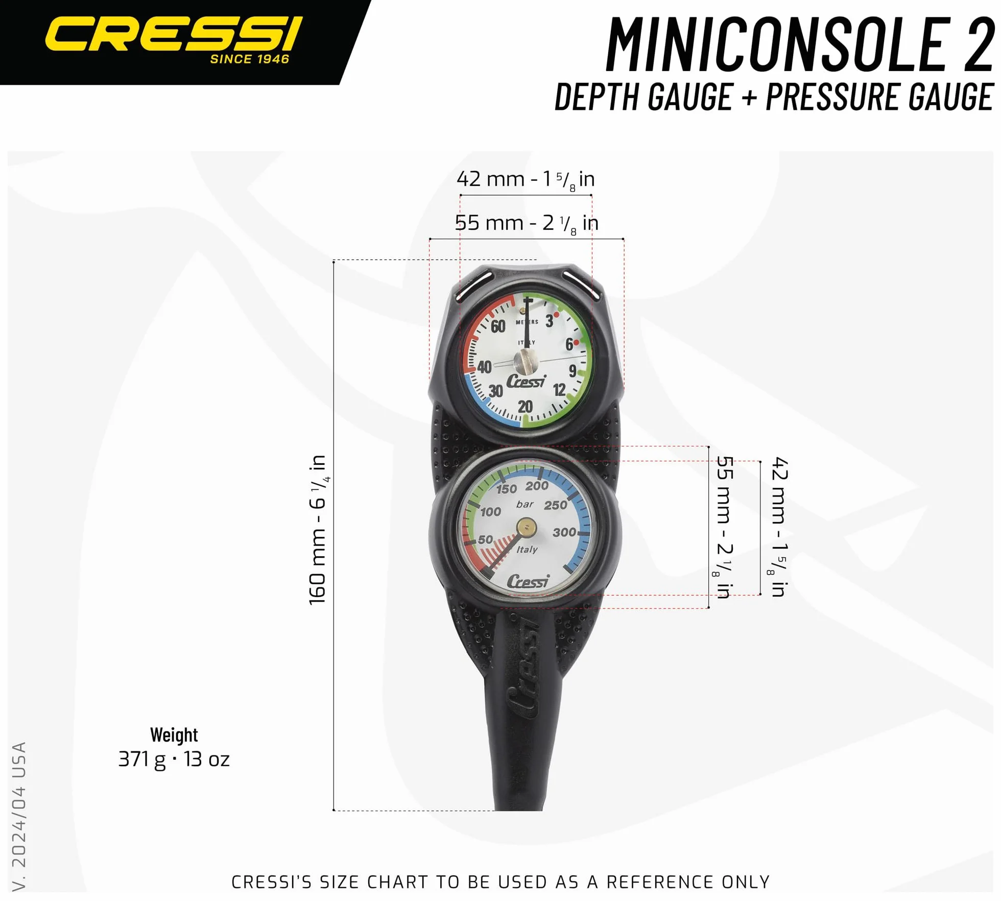 Cressi Professional konsola do nurkowania