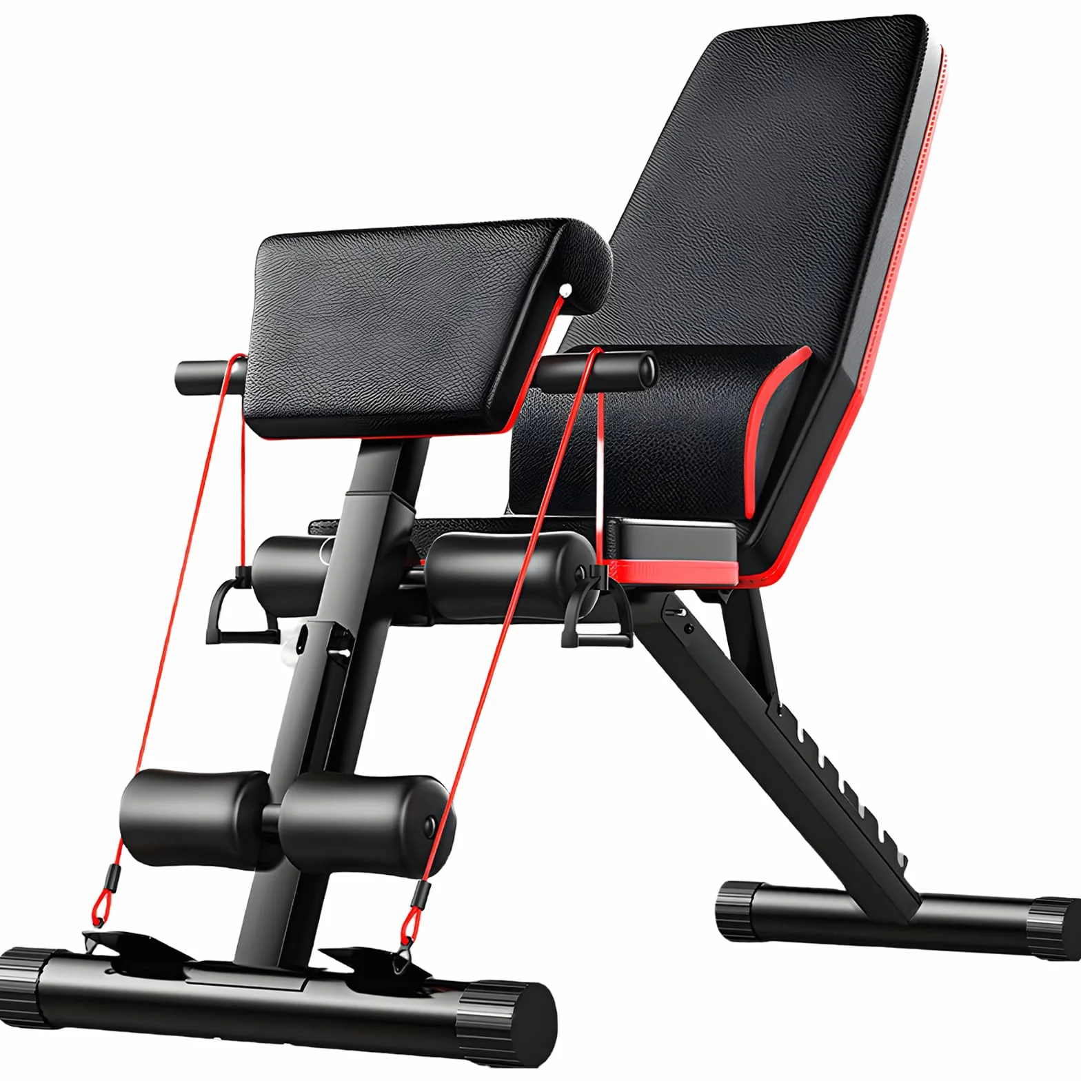 Adjustable Weight Bench,Workout Bench Press for Gym Fitness, Foldable Incline Decline Sit up for Full Body Exercise Bench,Multi-Purpose for Training Equipment