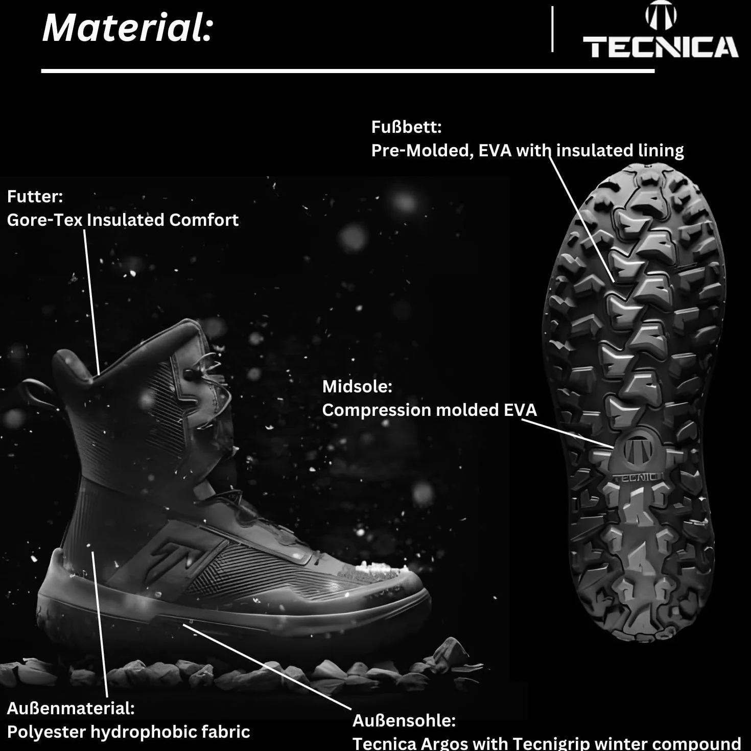 Moon Boot Tecnica Argos GTX męskie buty zimowe