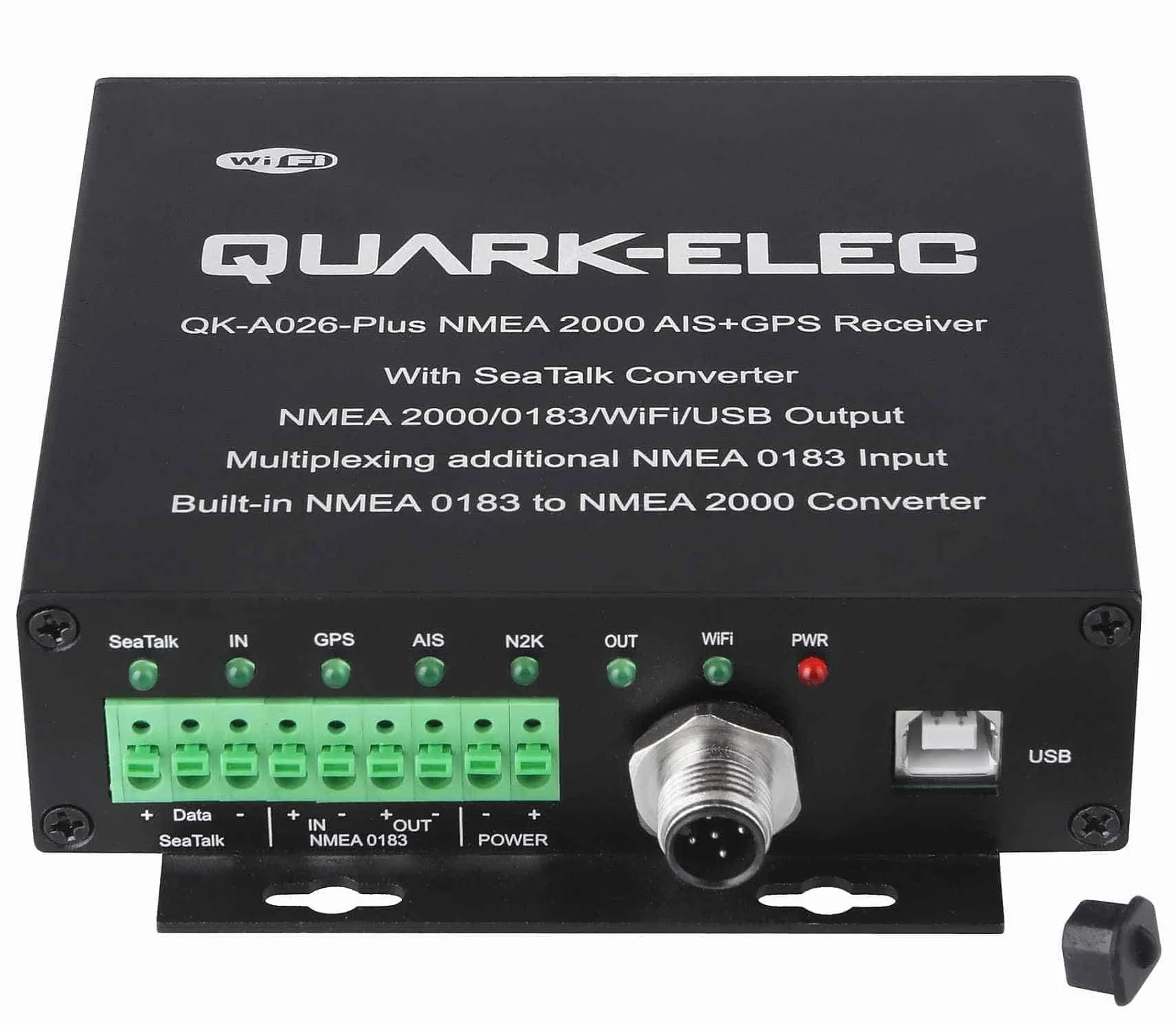 QK-A026-plus NMEA 2000 AIS Receiver with NMEA Multiplekser + N2K Converter + WiFi + GPS