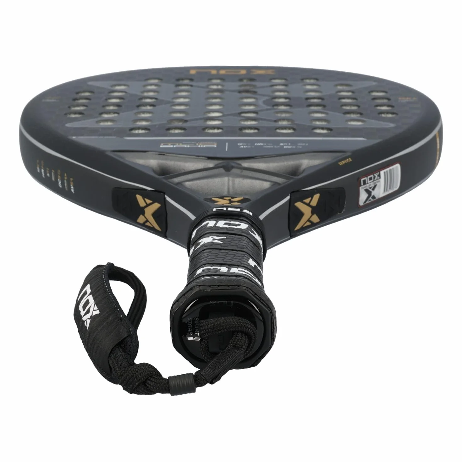 NOX Miguel Lamperti ML10 Bahia Luxury Series 12-karatowa rakieta łezkowa do średniozaawansowanych i zawodowych 12K Carbon EVA Core HR3 szorstka powierzchnia