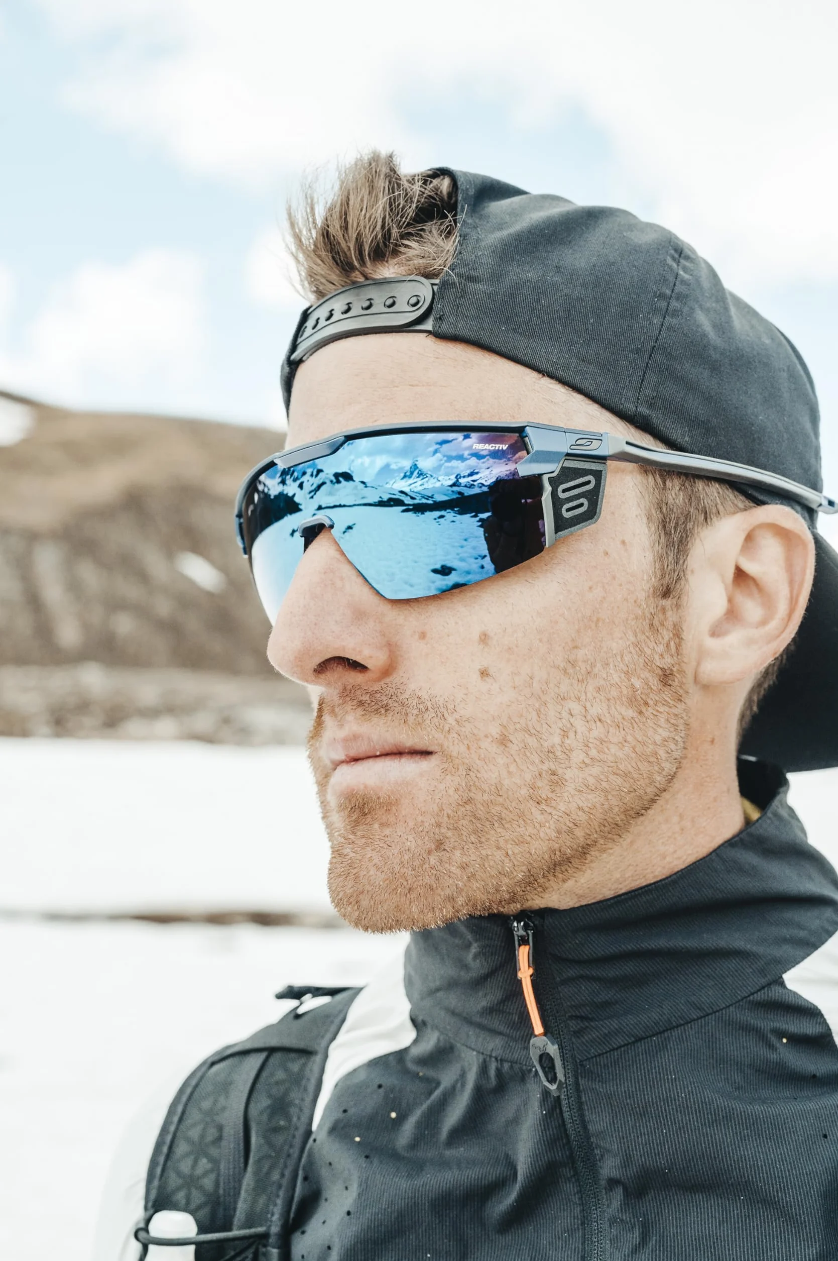 Julbo Ultimate Cover Okulary przeciwsłoneczne Niebieski L