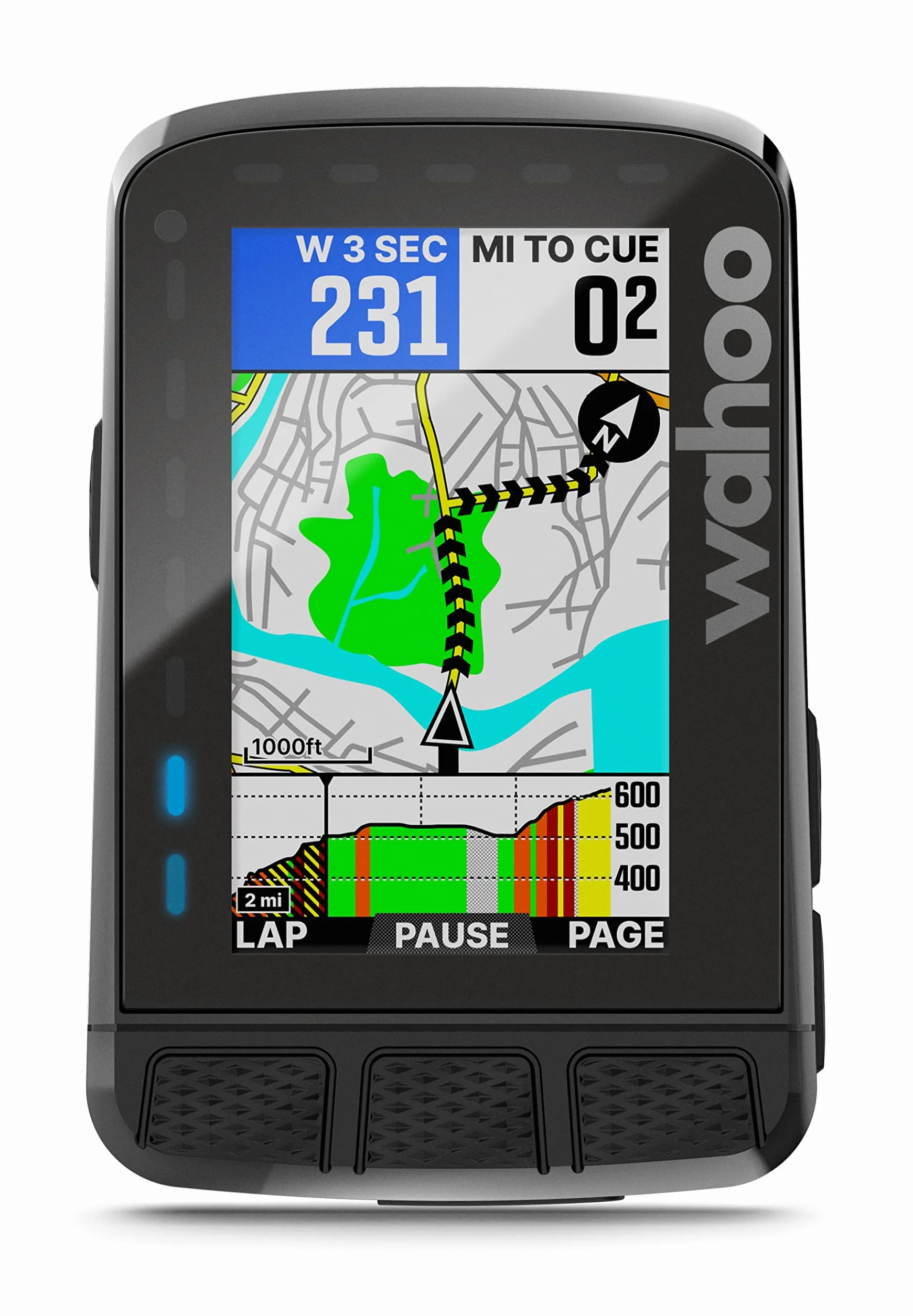 Wahoo Fitness Compteur GPS pour vélo ELEMNT ROAM, Roam v2