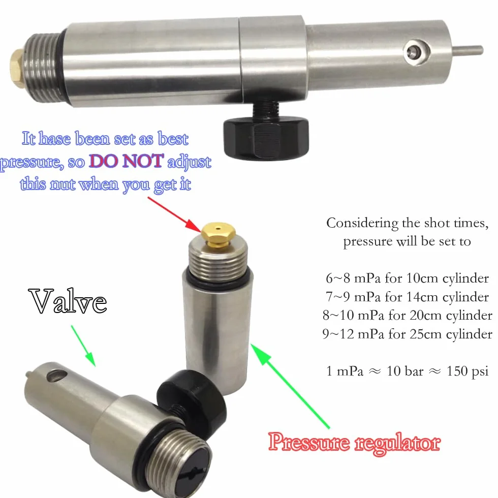 Regulowany zestaw do konwersji wysokiego ciśnienia CO2 dla Crosman 1377 1322 2240