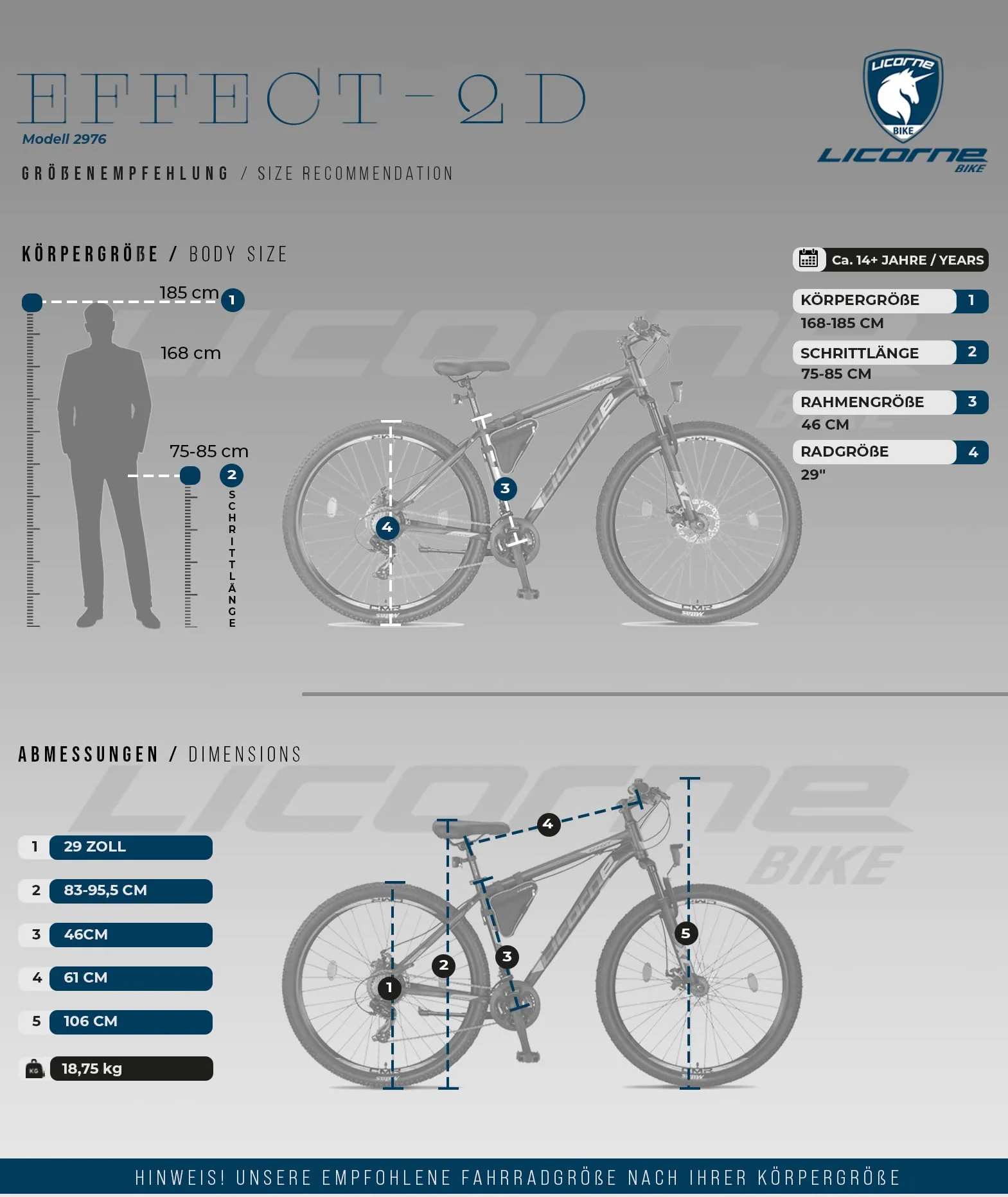 Rower górski Licorne Bike Effect 29" aluminiowy 21-biegowy czarny limonka