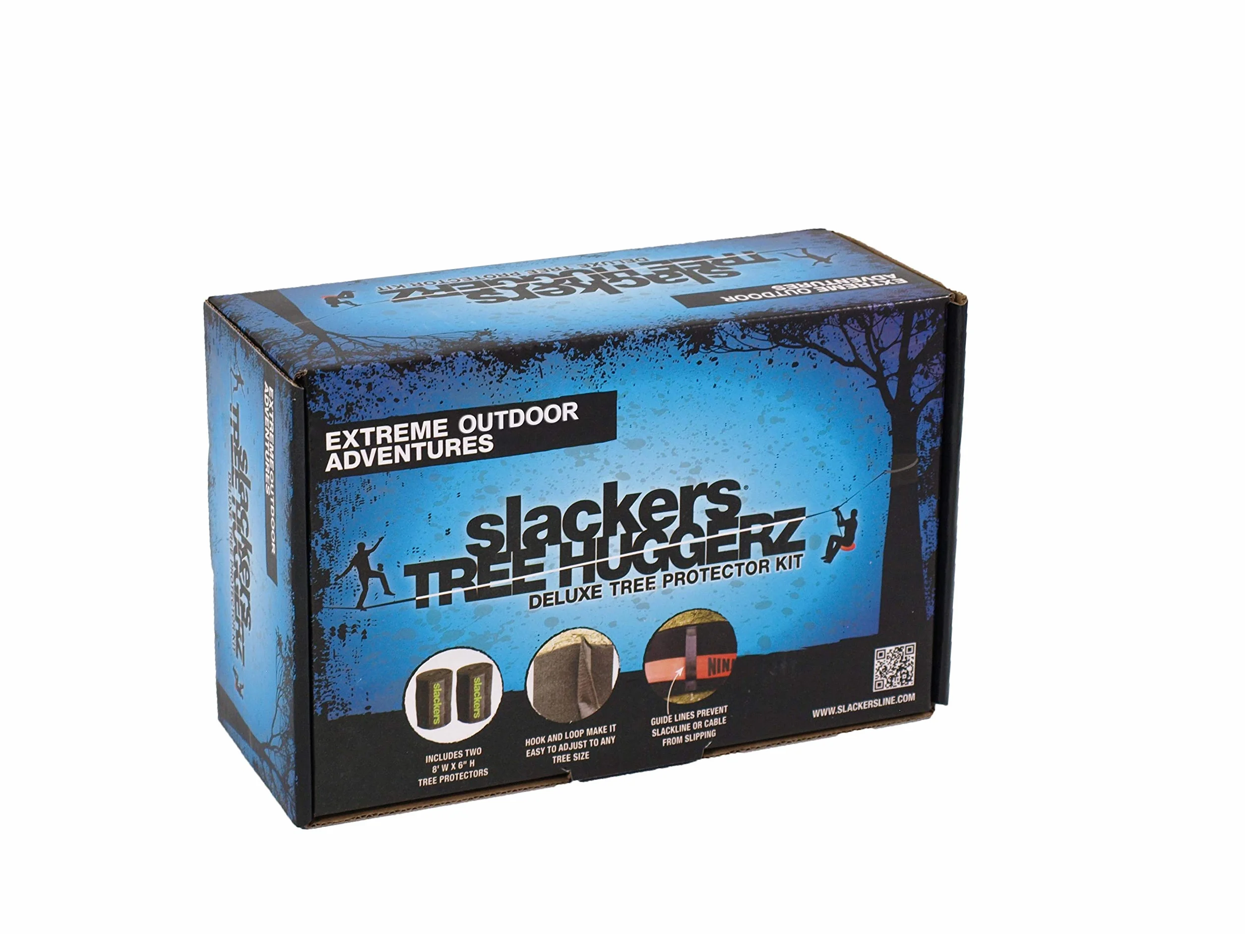 Slackers USA 980011 zestaw do ochrony drzewa, do Slackline, Ninja Line, zestaw na 2 drzewka