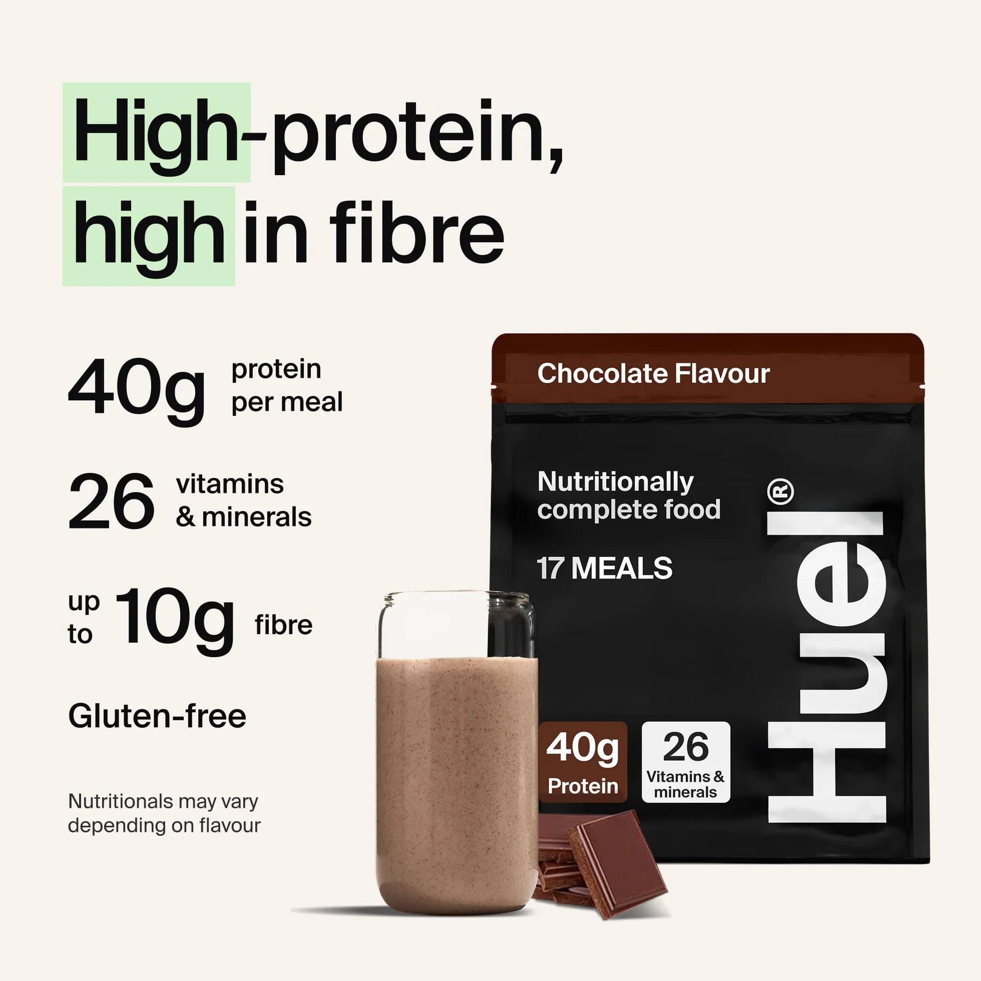HUEL Black Edition Czekolada posiłek wysokobiałkowy +miarka gratis