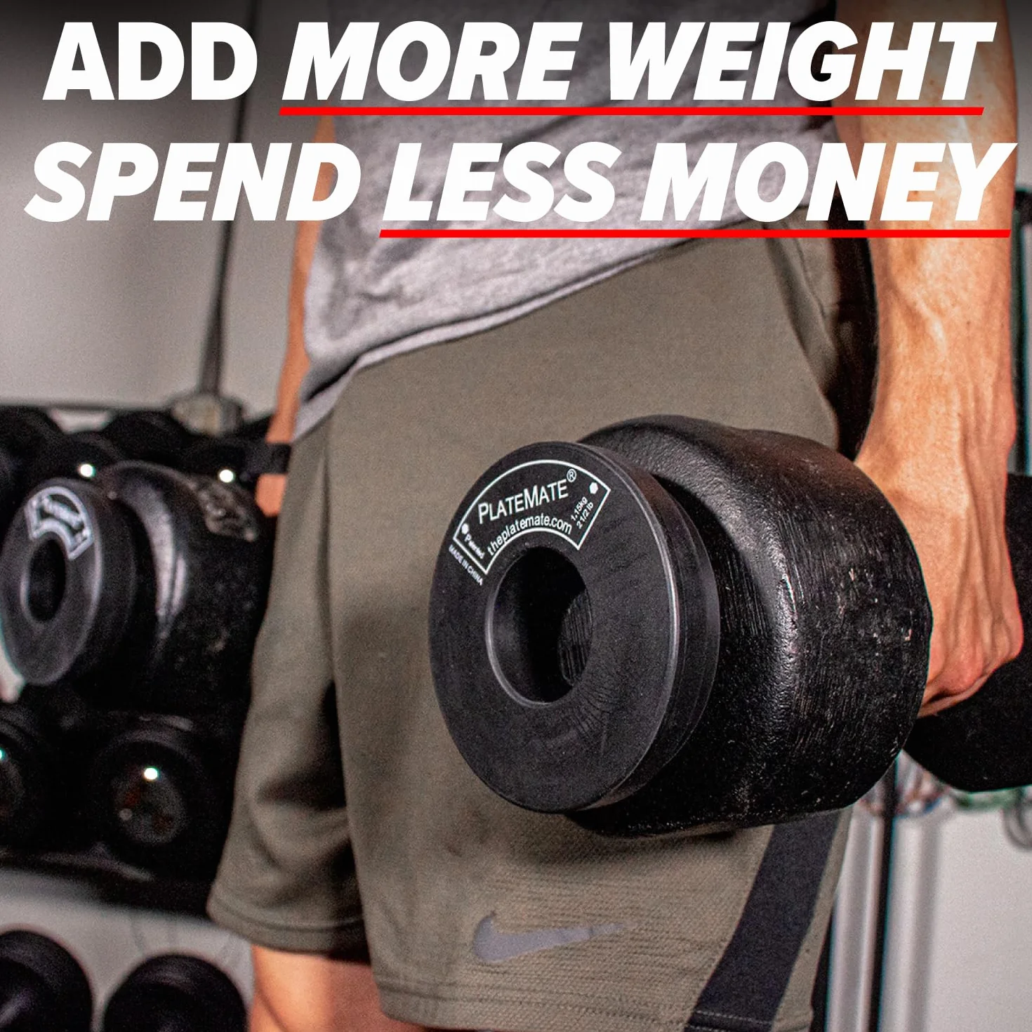 PlateMate Microload Pair 2 1/2 lb. Magnetic Donut Weights