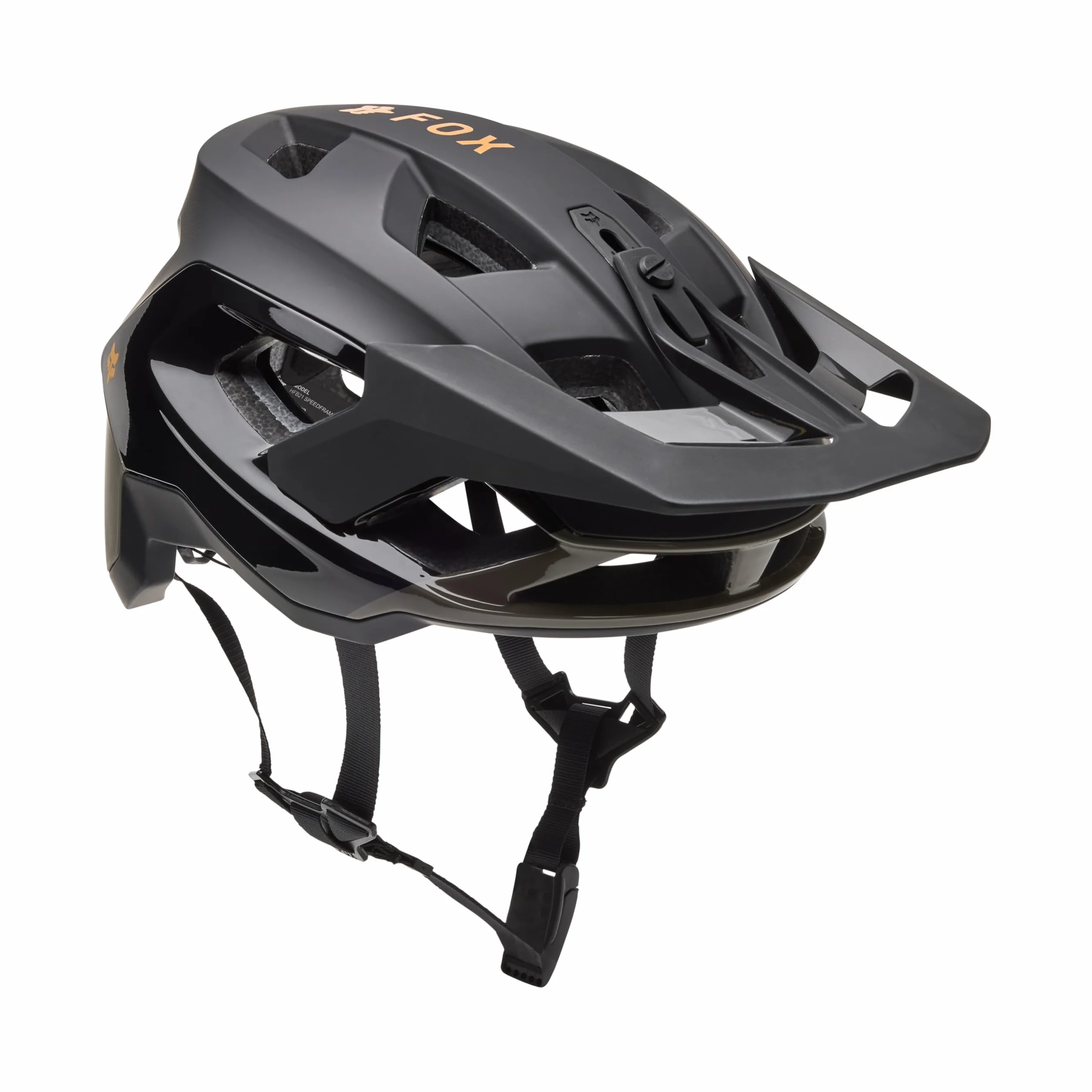 Fox Racing SPEEDFRAME PRO BACKFADE kask rowerowy, uniseks, doskonała ochrona, wygodne dopasowanie, zoptymalizowana wentylacja, czarny, M
