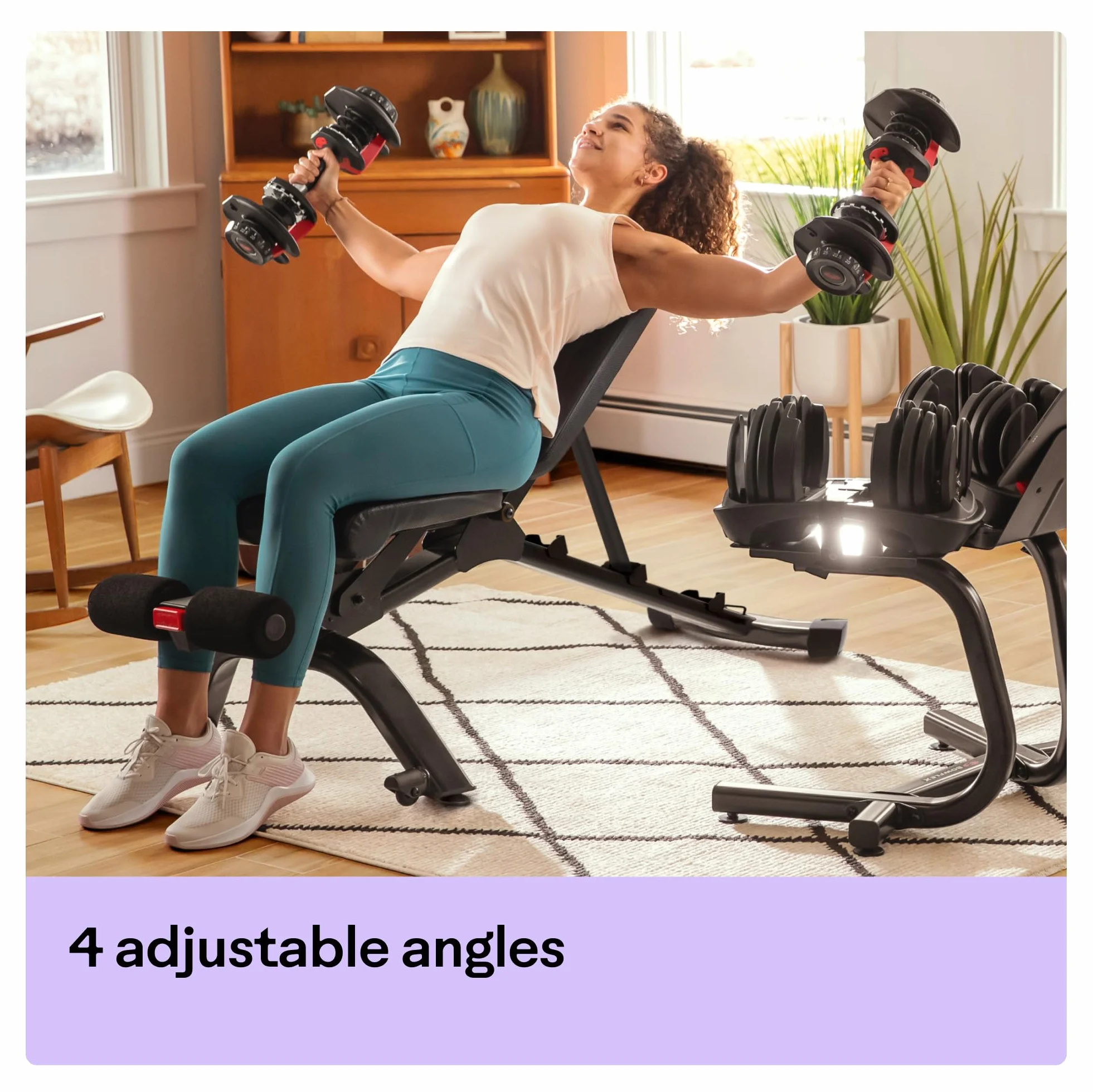 Bowflex Unisex Adult 3.1S regulowana ławka do podnoszenia ciężarów, czarna, jeden rozmiar
