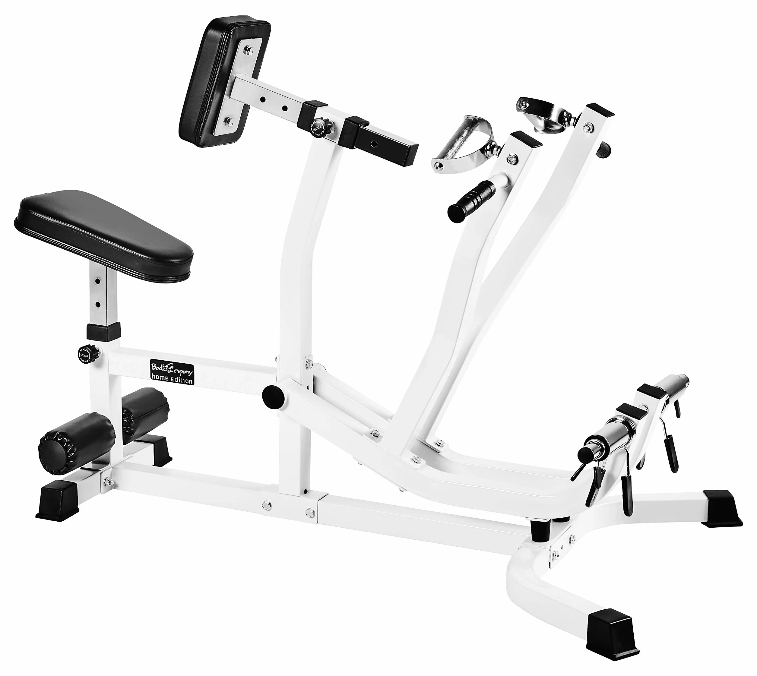Bad Company Vogatore Seduto a Bracci Separati I Vogatore con Sedile per l?Allenamento in Home Gym I BCA-28