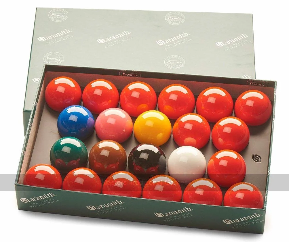 Aramith Snooker Balls (2 inch, 51mm, with 15 reds)