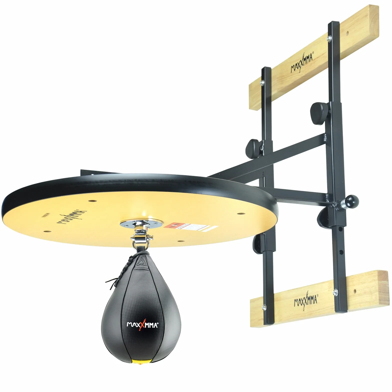 MaxxMMA Zestaw platformy Speed Bag z piłką bokserską, regulowana wysokość