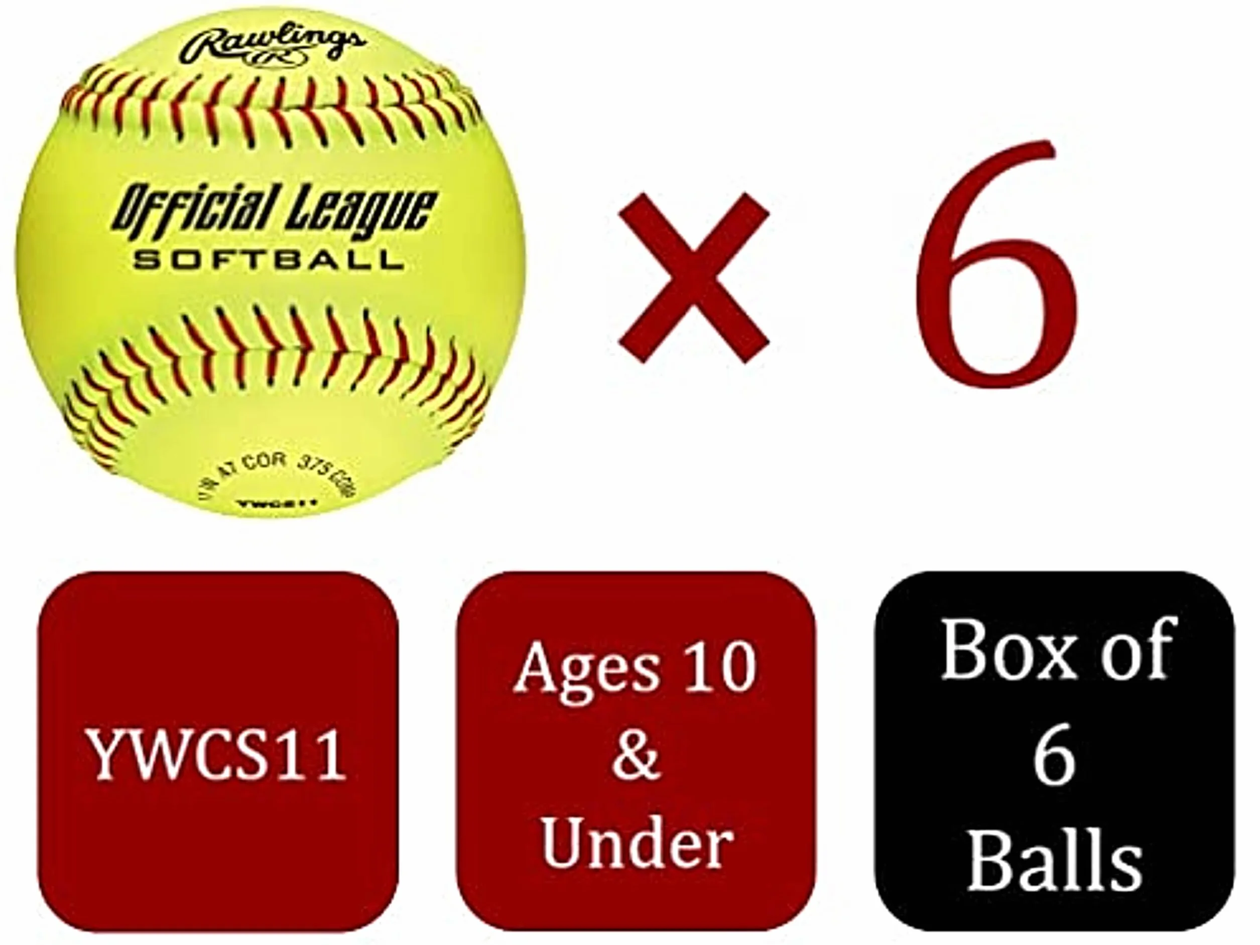 Rawlings Piłki baseballowe softball