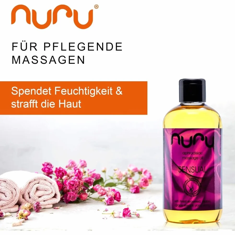 nuru; wielokolorowy; oil; e30566; sensual; erotyczne; olejki; masażu; 7640155980340; masaż; wellness
