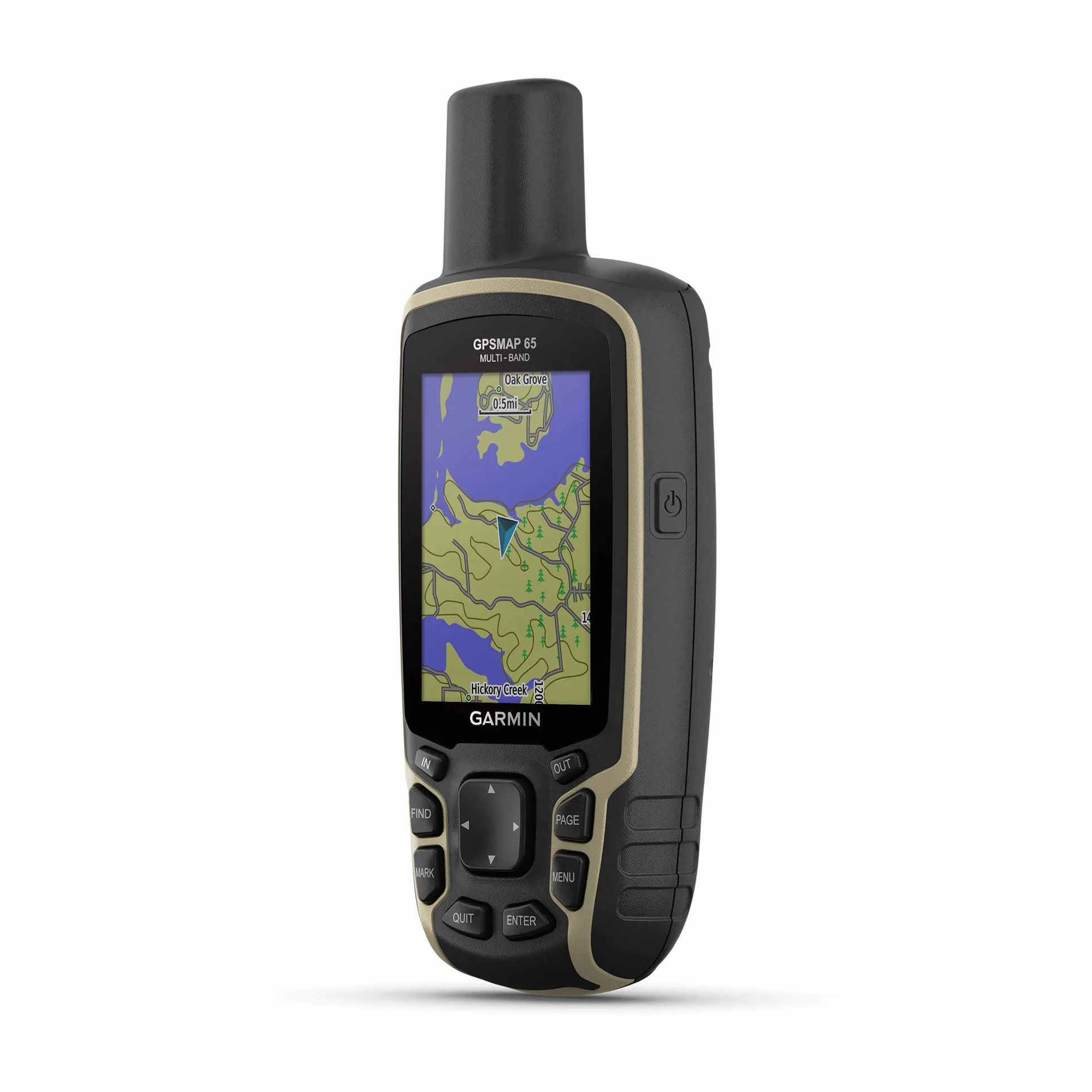 Garmin GPSMAP 65 – wytrzymała nawigacja GPS z fabrycznie zainstalowaną mapą Europy TopoActive i kolorowym wyświetlaczem o przekątnej 2,6". Najlepsza nawigacja dzięki 5 systemom satelitarnym i technologii wielu częstotliwości, wodoszczelność.