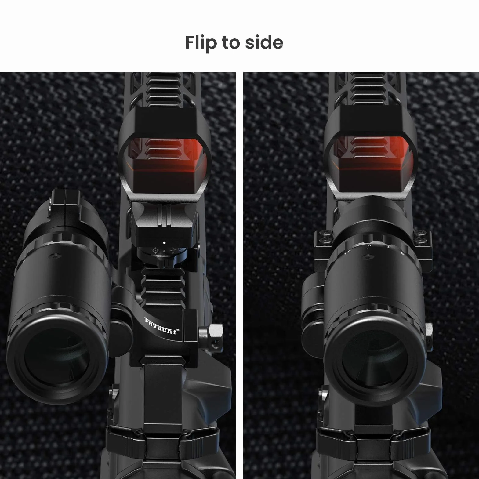 Feyachi M37 1.5X-5X Lupa z czerwoną kropką Celownik refleksyjny RS-30