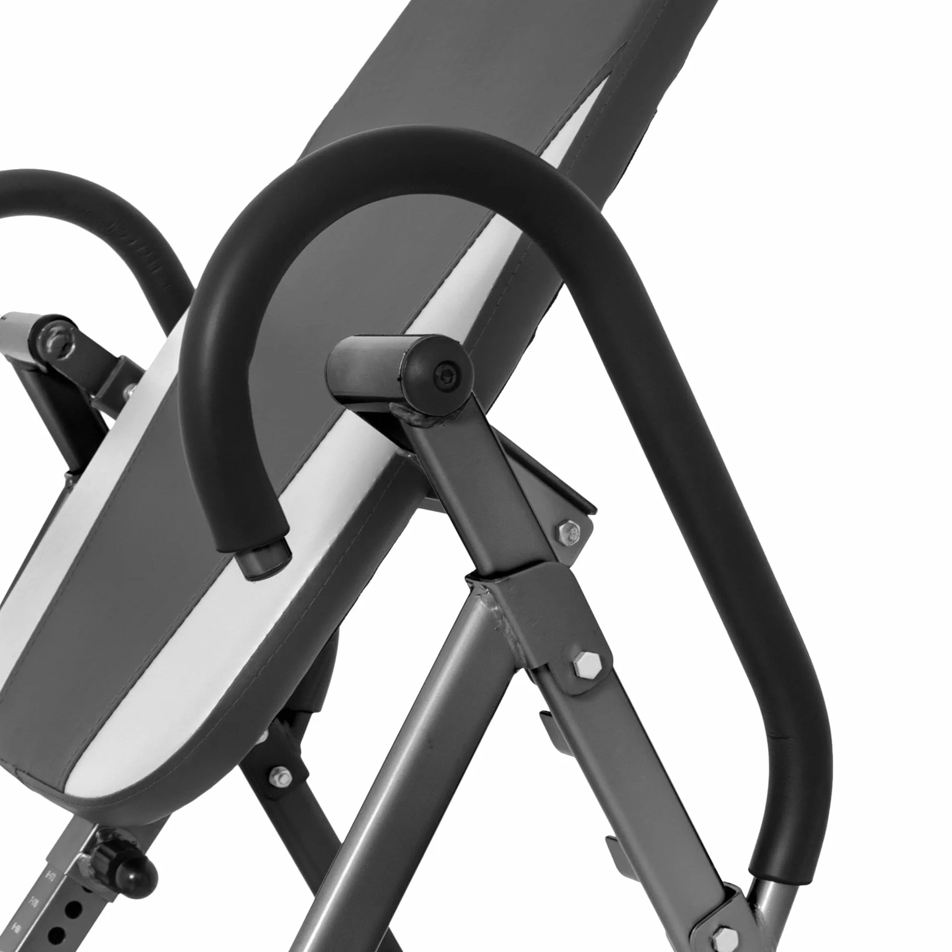 GORILLA SPORTS® Stół inwersyjny - 98 x 65,5 x 152,5 cm, regulowana wysokość 147-183 cm, składany, z podparciem lędźwiowym i kostki, rozciągacz pleców, maszyna do inwersji, trener grawitacyjny, ławka