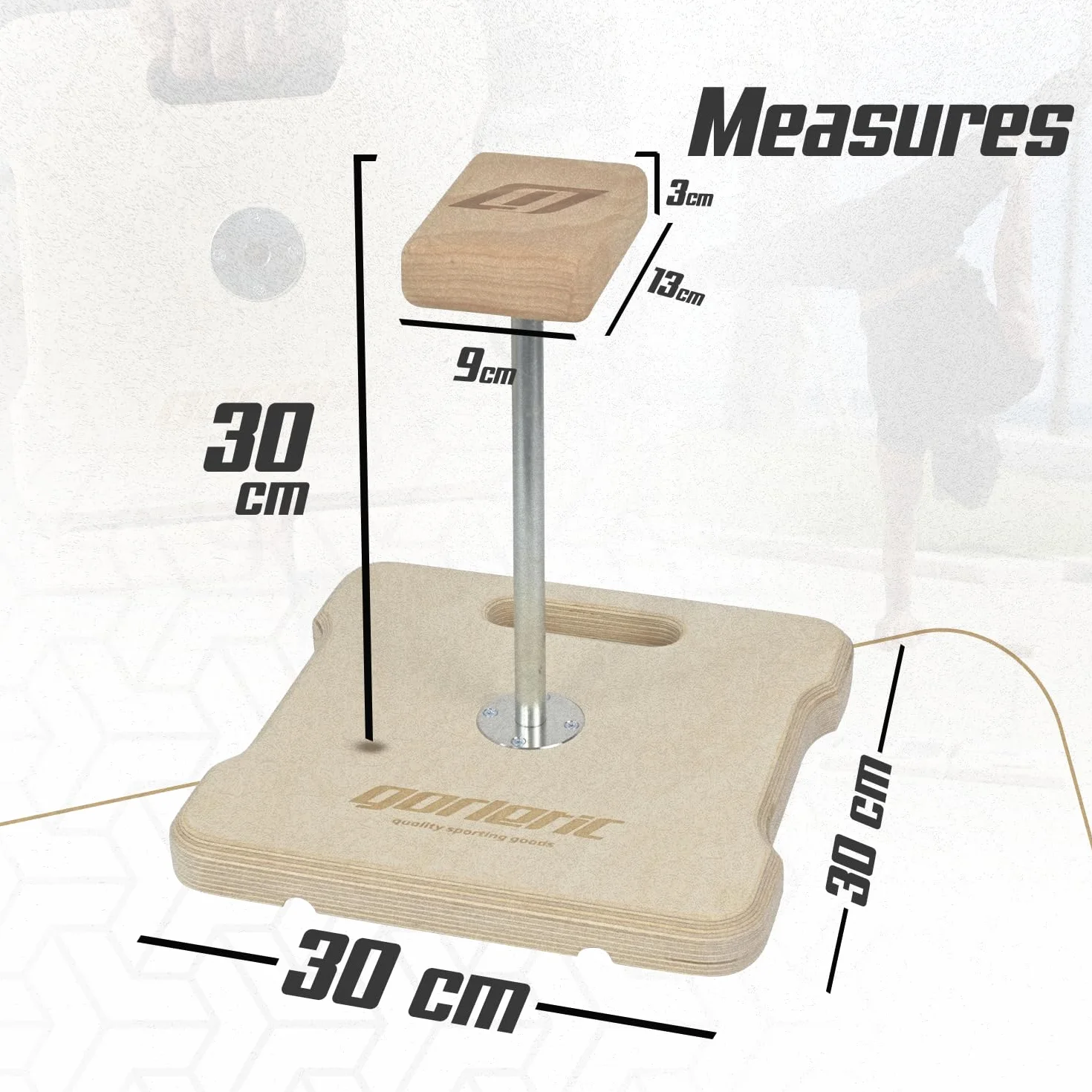 Laski COMPACT, BalanceBlocks, Drążki do stania na rękach, Wysokość 33 cm.