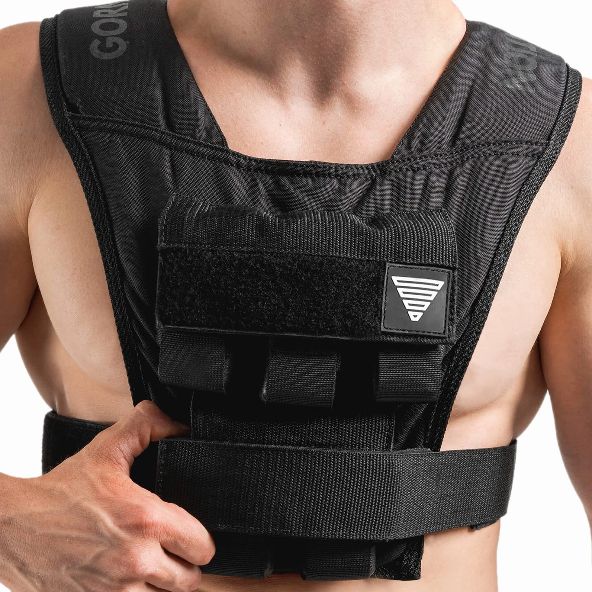 GORNATION® Kamizelka obciążeniowa kompaktowa regulowana do fitnessu kalisteniki treningu siłowego
