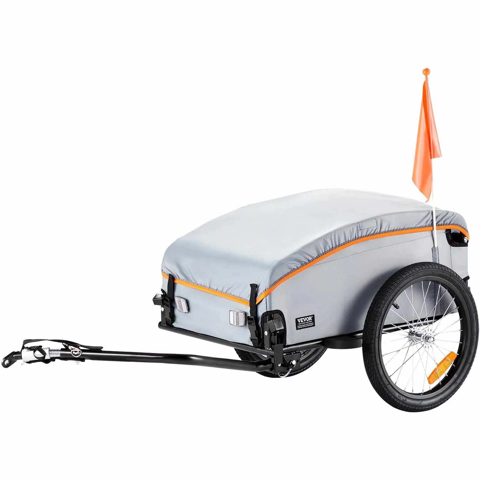 VEVOR Przyczepa rowerowa składana nośność 88/100/72.6 kg uniwersalny zaczep