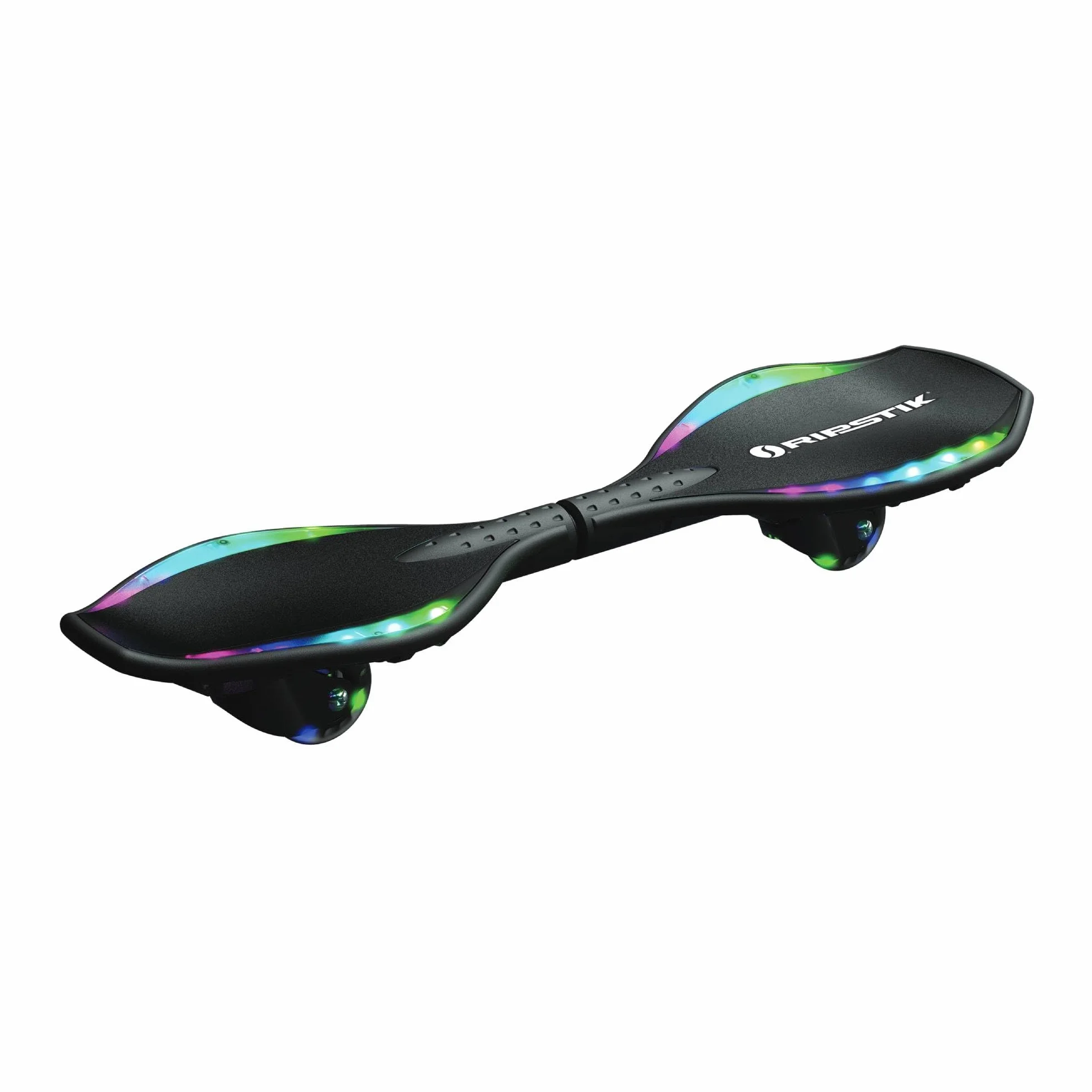 Razor RipStik Ripster Lightshow – podświetlana deska na dwa kółka z kółkami 360 stopni, kompaktowa i lekka, dla dzieci i nastolatków, czarna