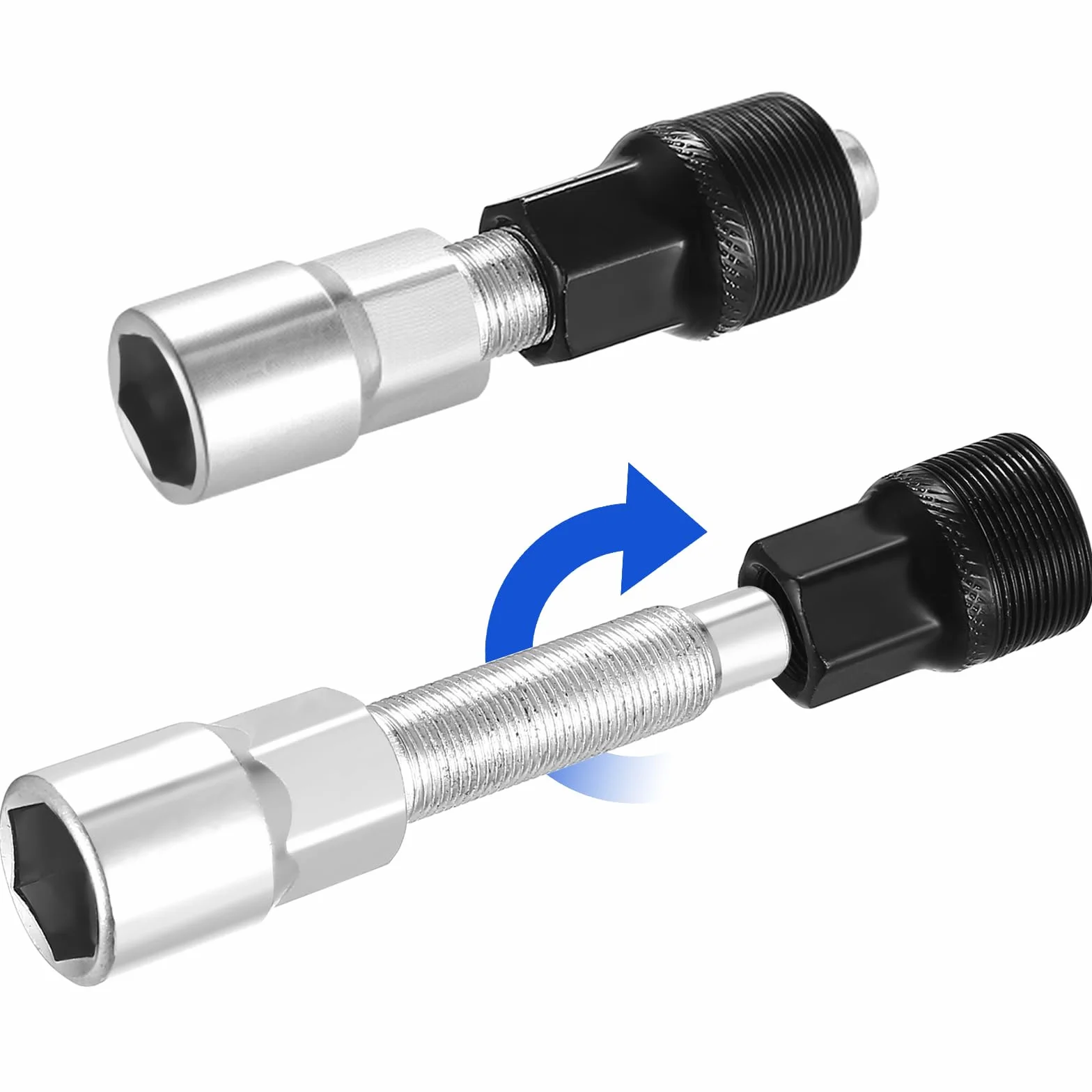 Ściągacz korby rowerowej, 5 szt., narzędzie do korby rowerowej, narzędzie do ściągania korby i suportu, 16 mm, klucz do suportu pedałowego, narzędzie rowerowe, klucz płaski, usuwanie korby rowerowej