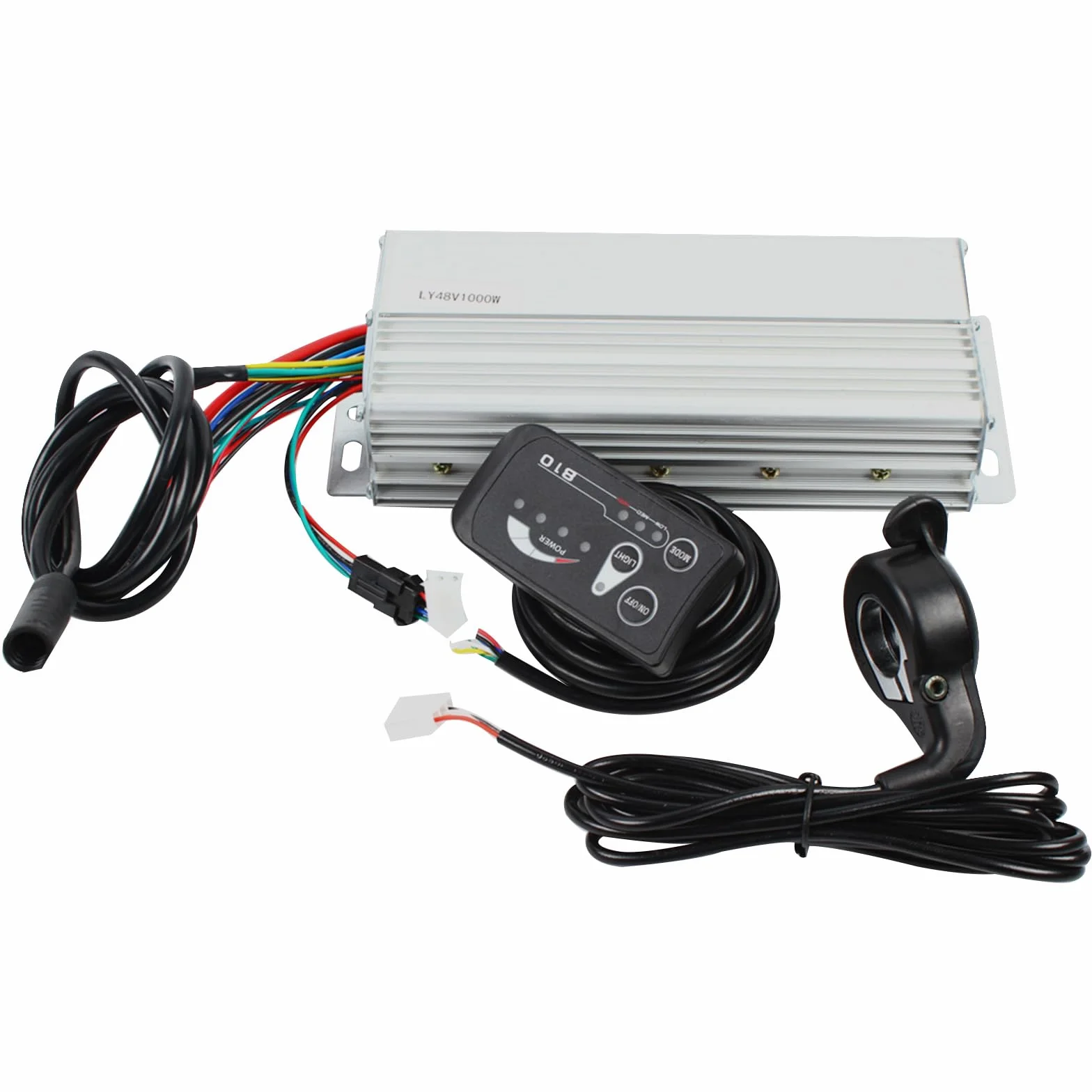 Zestaw do konwersji roweru elektrycznego, 20 cali, przednie koło elektryczne, zestaw do konwersji przedniego koła z wyświetlaczem LCD, 1000 W, 48 V.